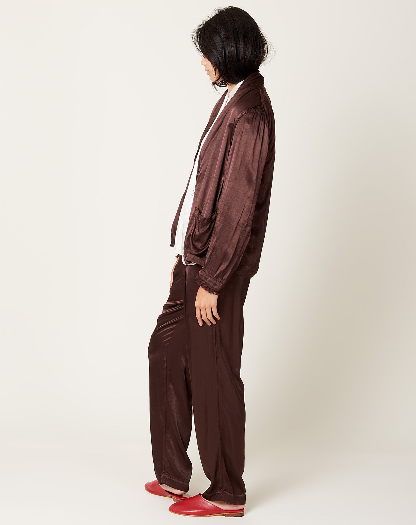 Raquel Allegra Jai Jacket in Chocolate