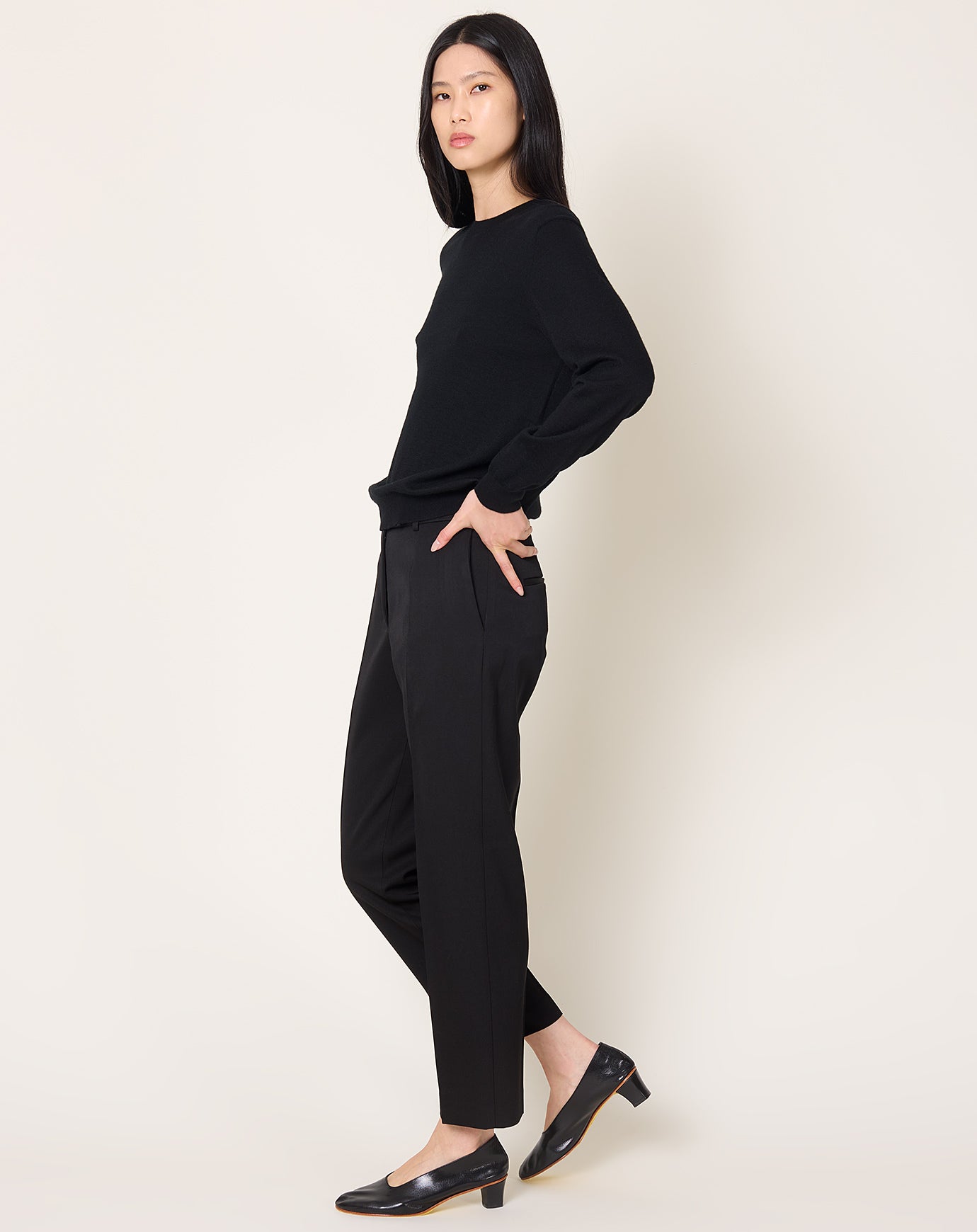 Róhe Mies Tailored Trousers in Black