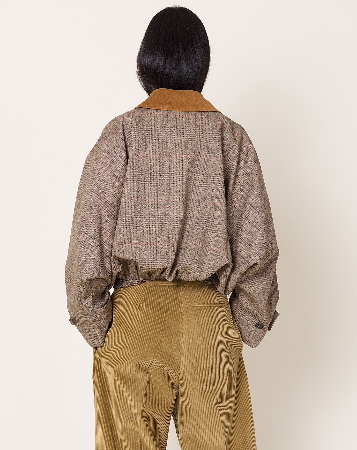 Róhe Suede Collar Blouson Jacket