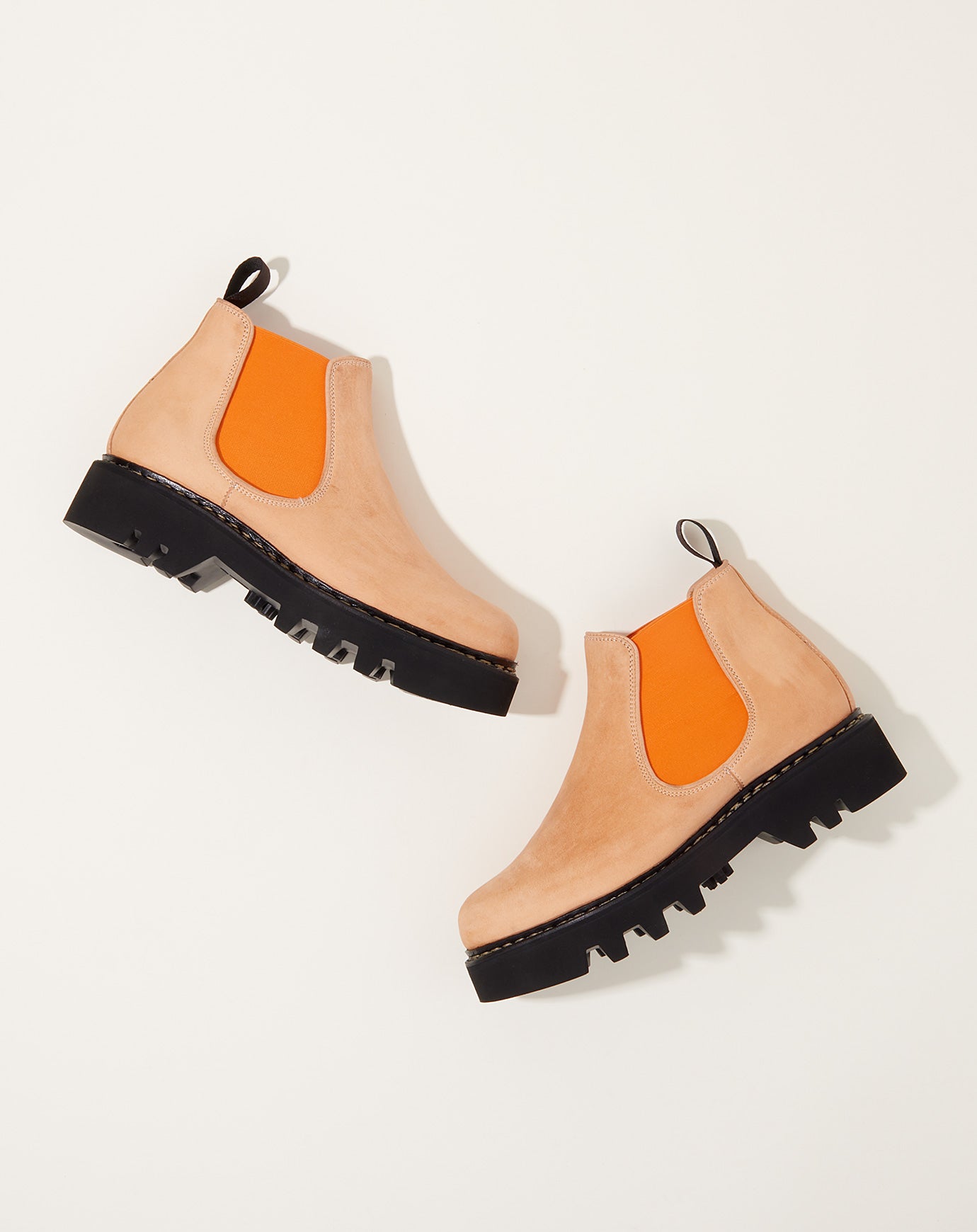 Rosa Mosa Side Gore Chelsea Boot in Orange