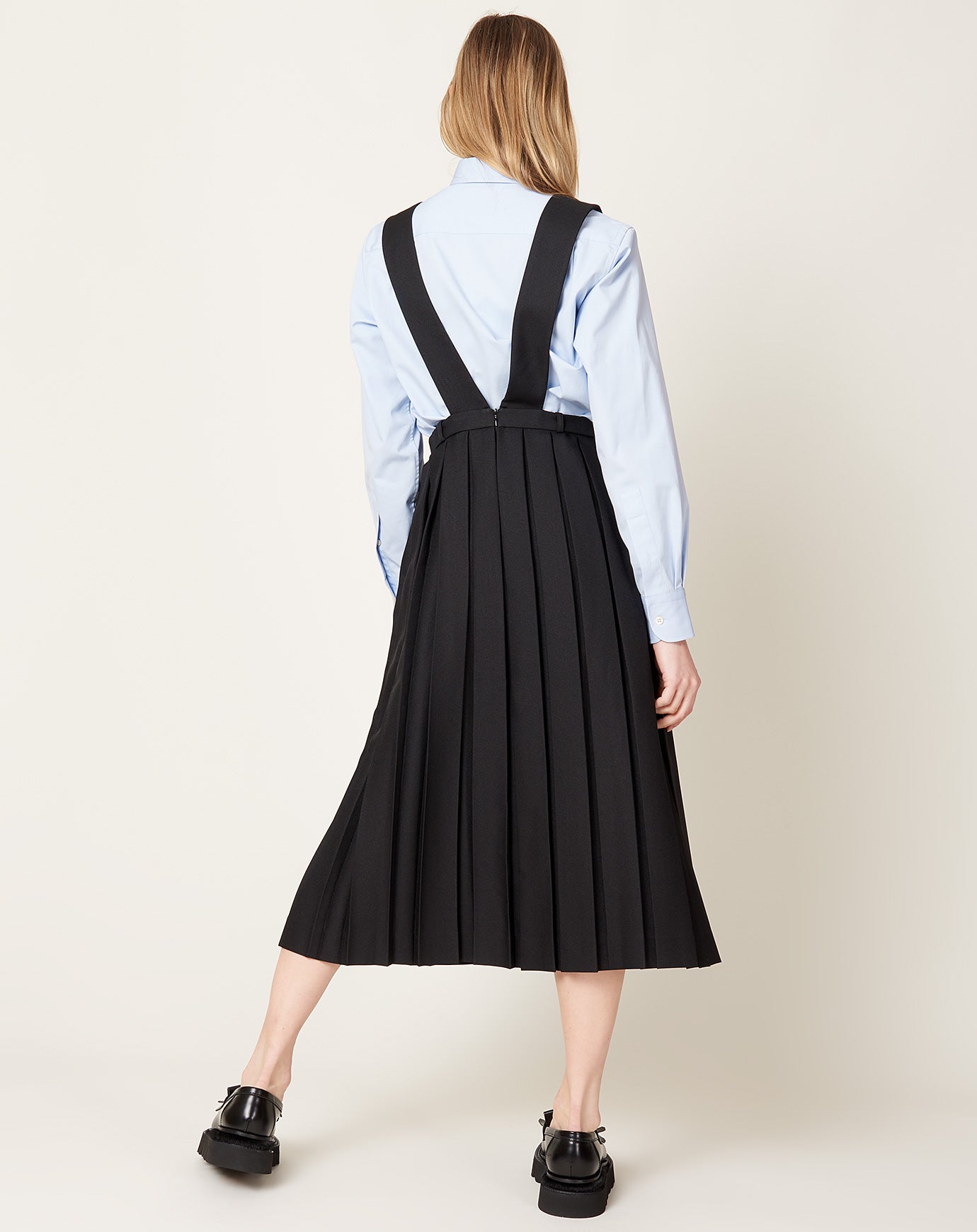 Sandy Liang Odeon Pinafore in Black