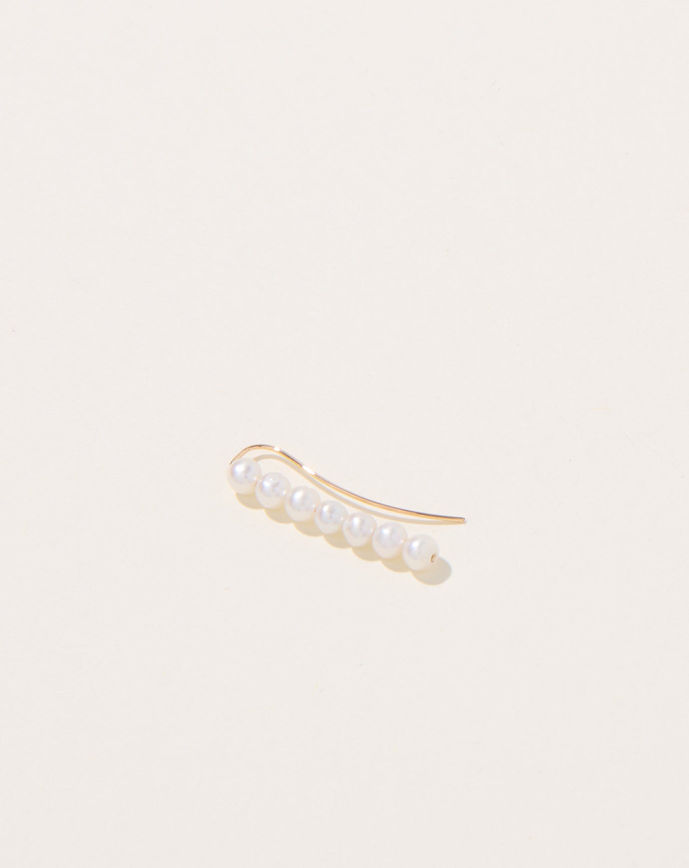 Saskia Diez 7 Pearl Barbelle Earring