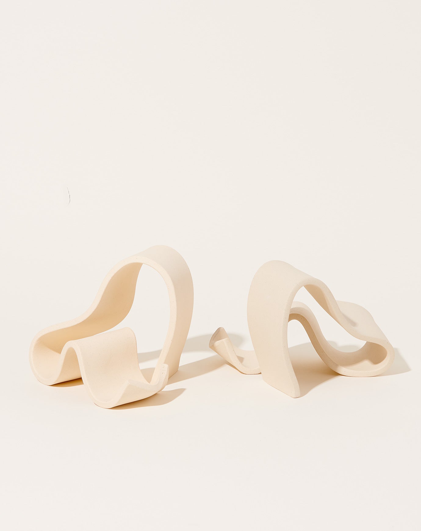 SIN Fettu Bookends in Bone