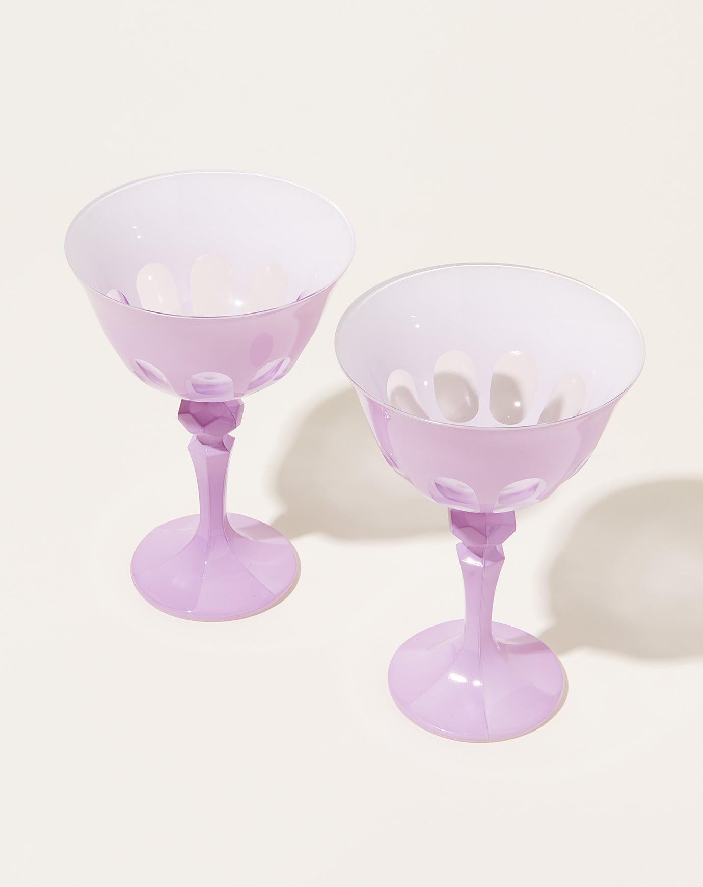 Sir Madam Rialto Glass Coupe Set in Lupine