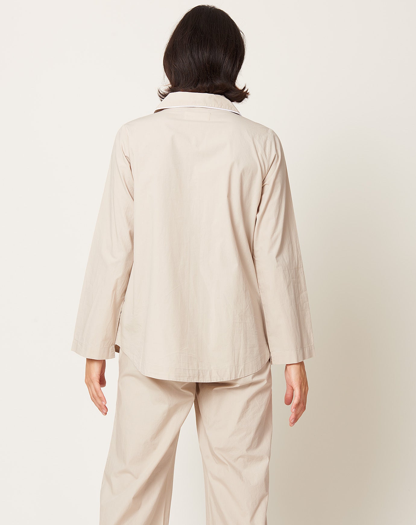 Skall Studio Pyjamas Shirt in Light Grey