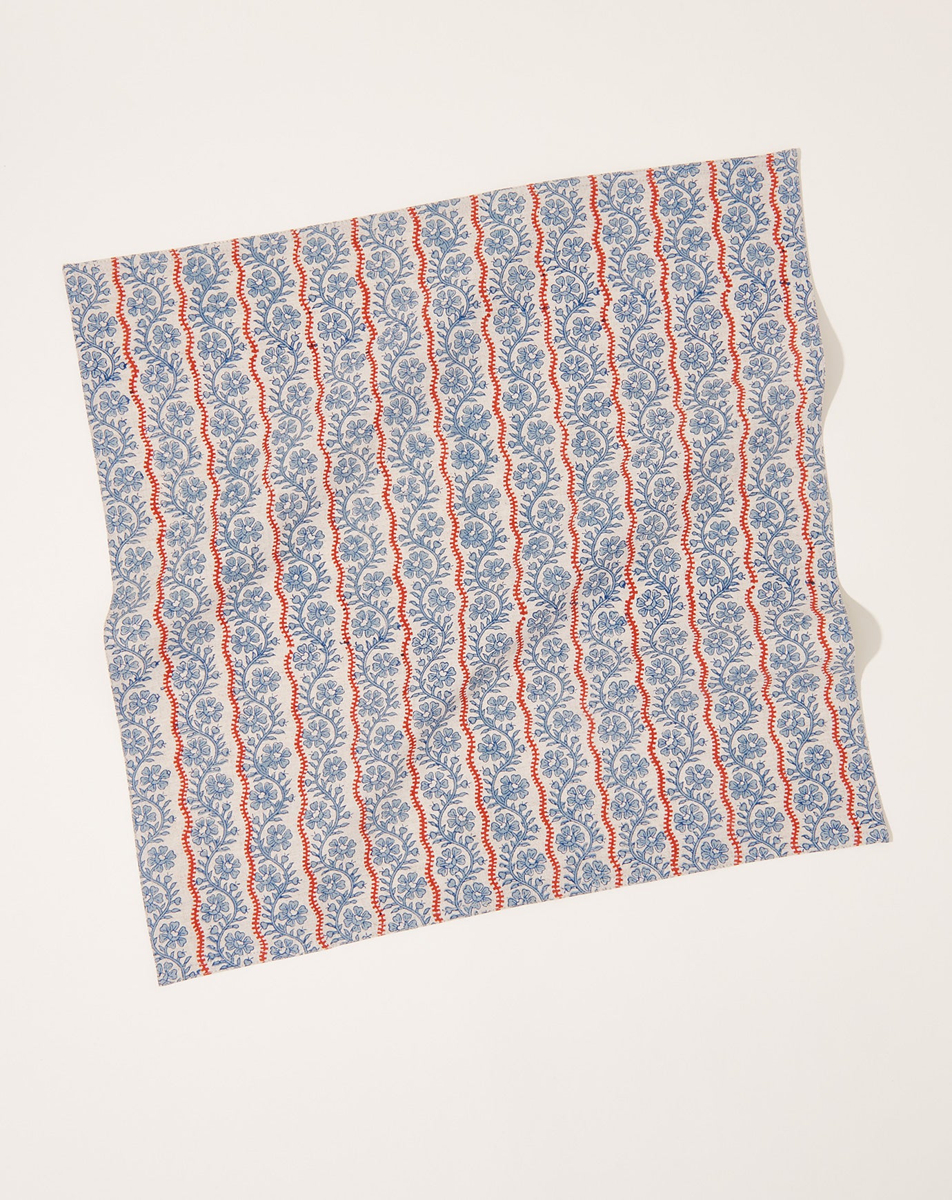 Soil to Studio Vipin Block Printed Table Napkins in Indigo