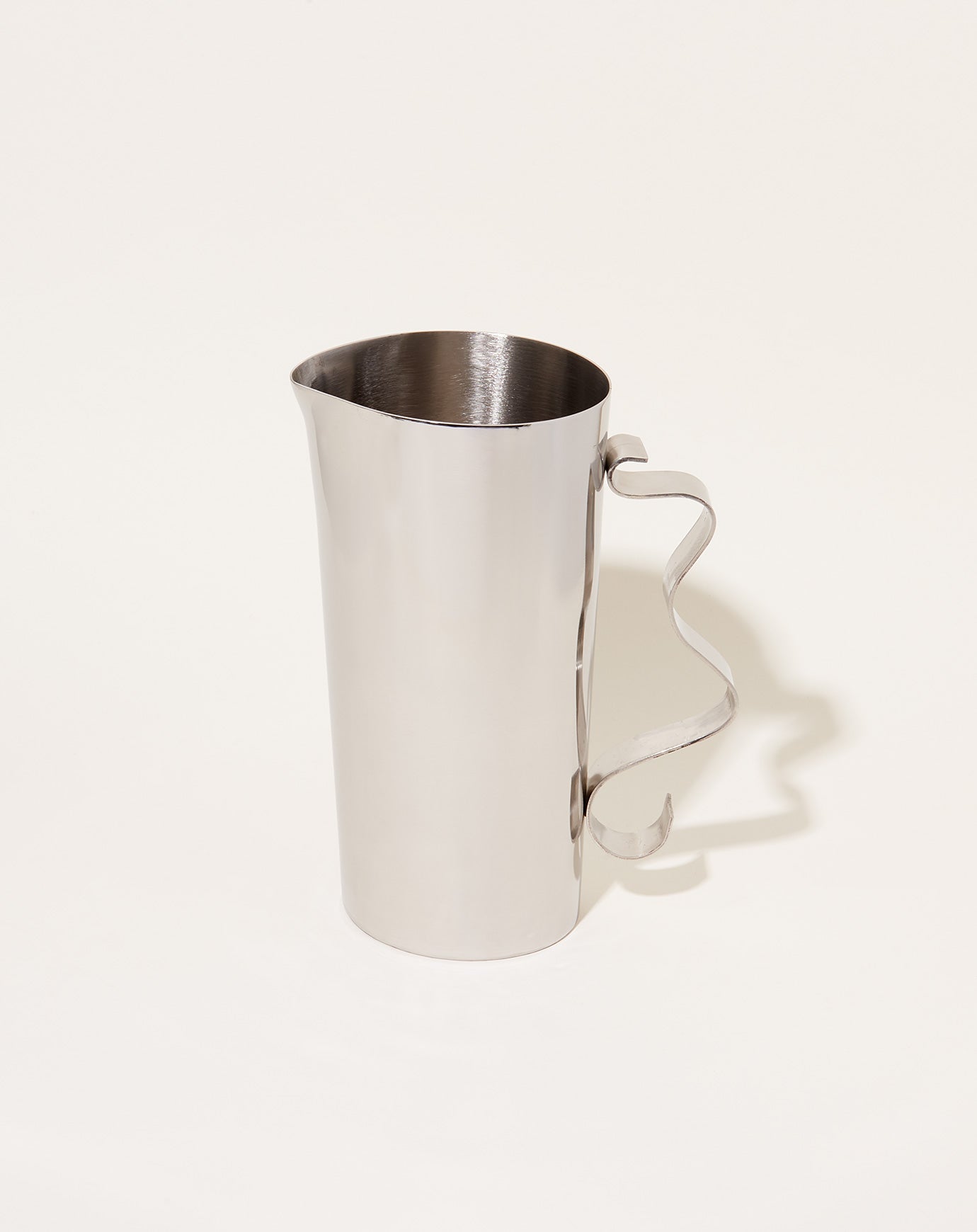 Sophie Lou Jacobsen Squiggle Pitcher in Mirror Polish Stainless Steel