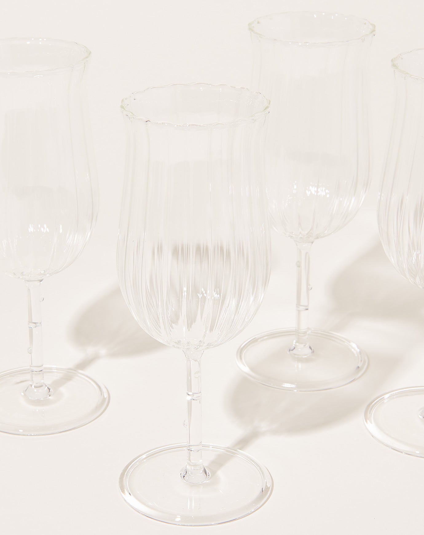 Sophie Lou Jacobsen Tulip Wine Glass in Clear