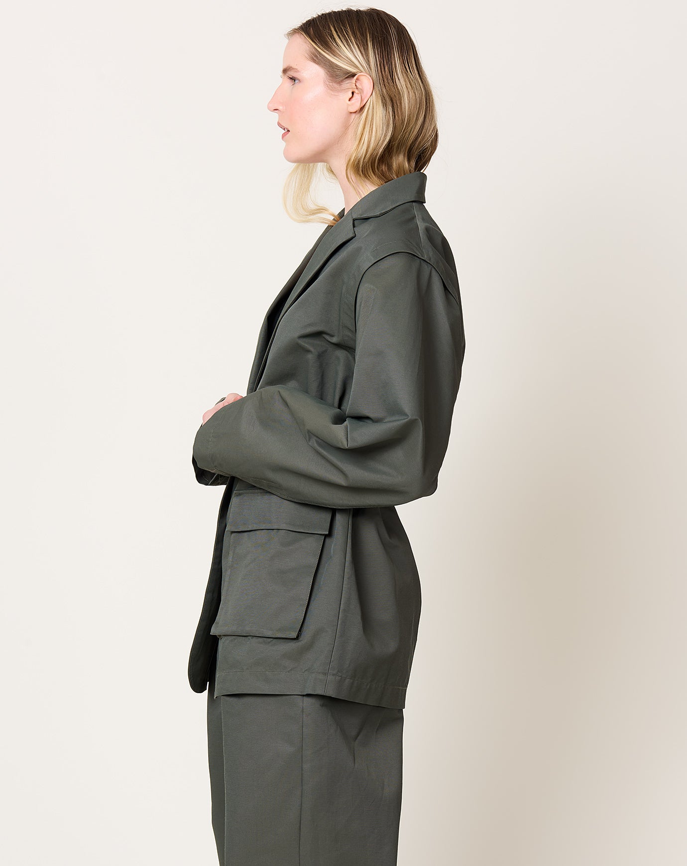 St. Agni Hybrid Utility Jacket in Kalamata