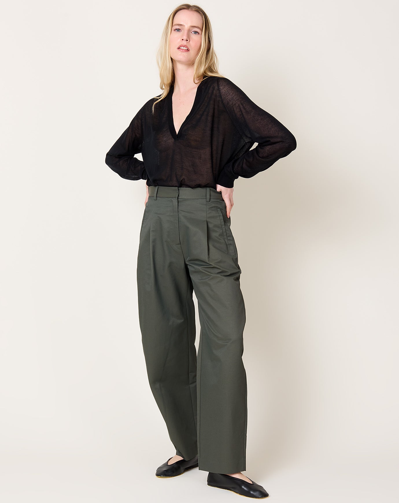 St. Agni Relaxed Balloon Pants in Kalamata