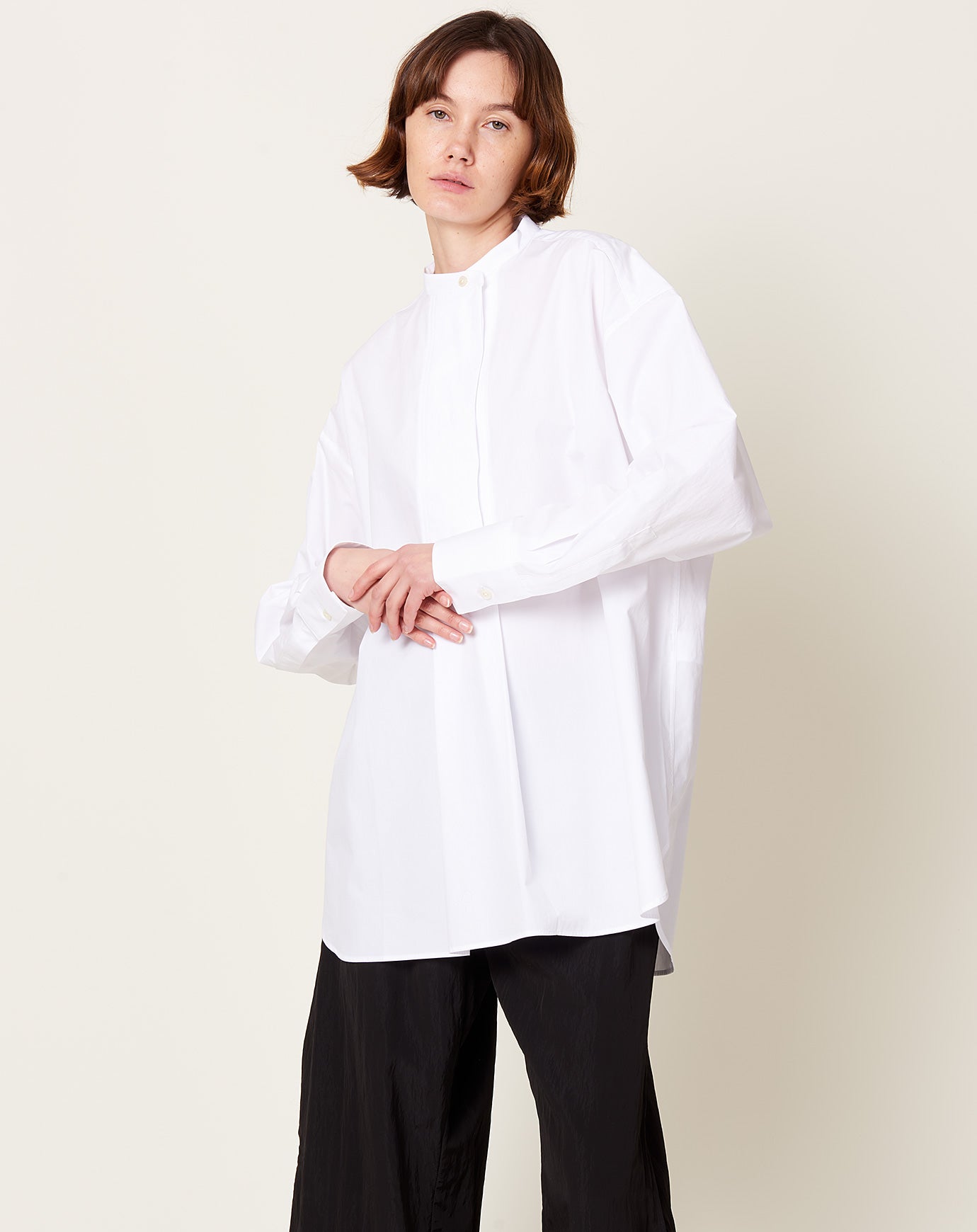 Studio Nicholson Frink Shirt in Optic White