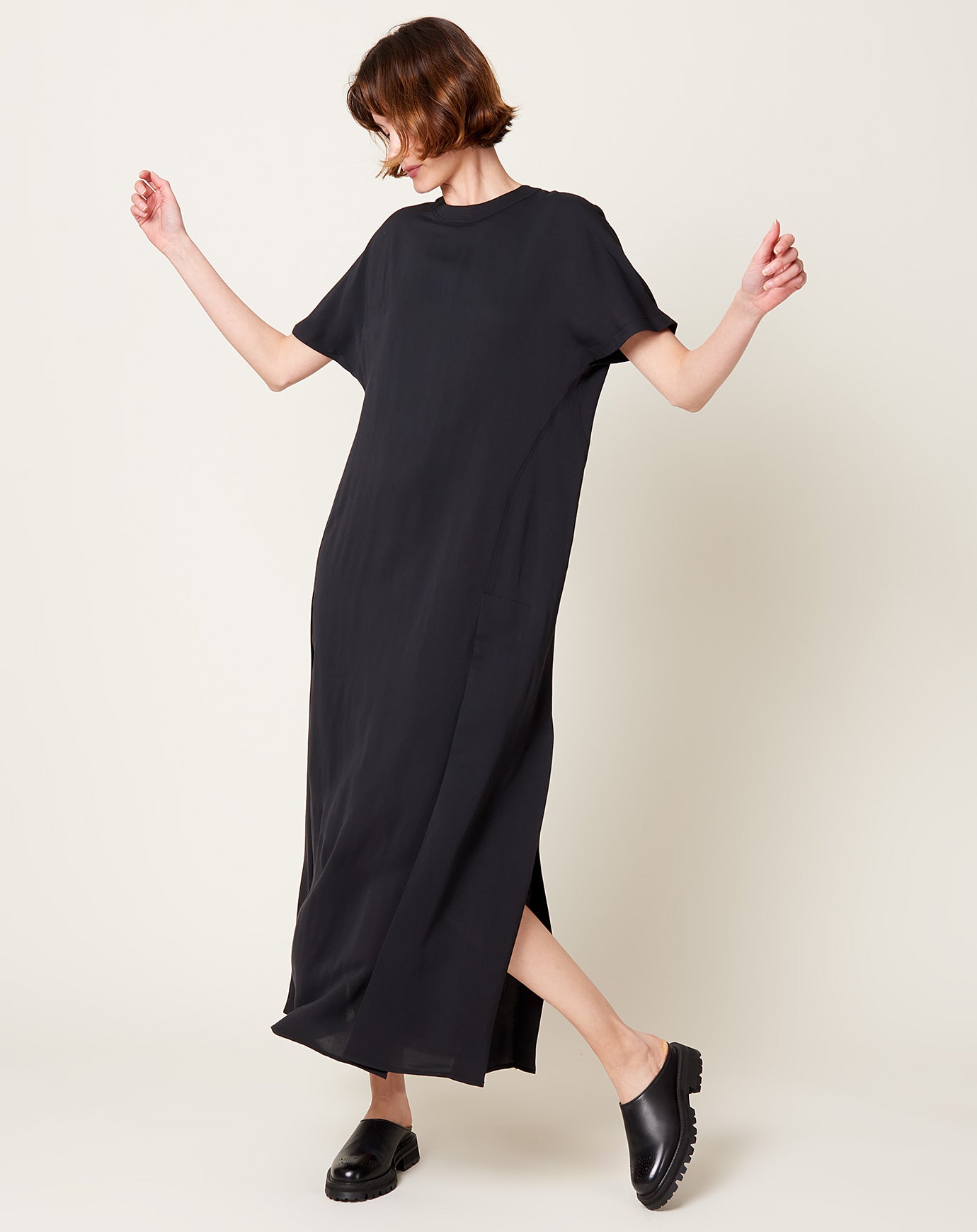 Studio Nicholson Kaplan Dress in Darkest Navy