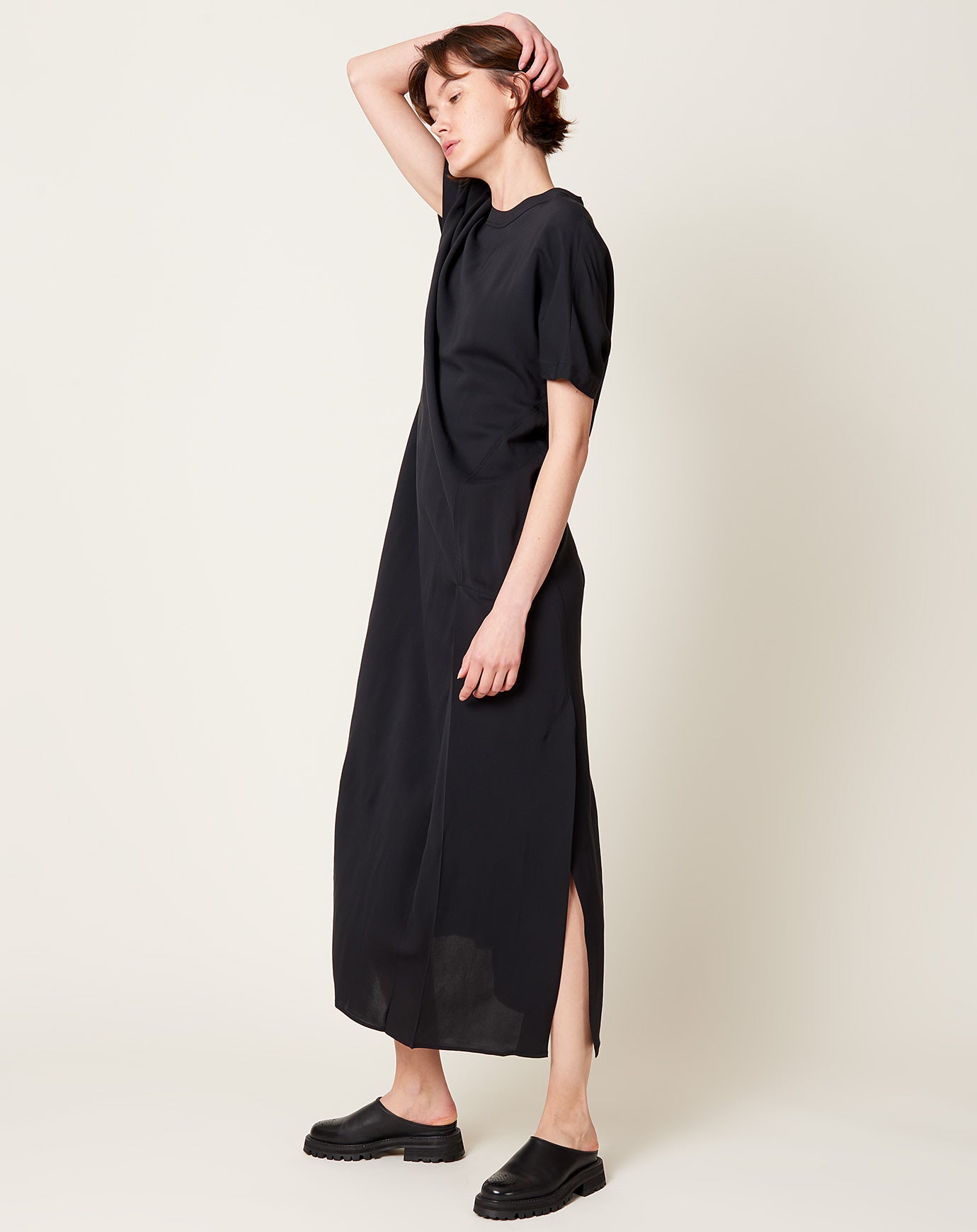 Studio Nicholson Kaplan Dress in Darkest Navy