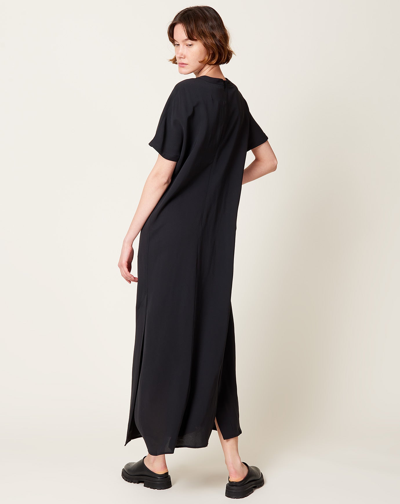 Studio Nicholson Kaplan Dress in Darkest Navy