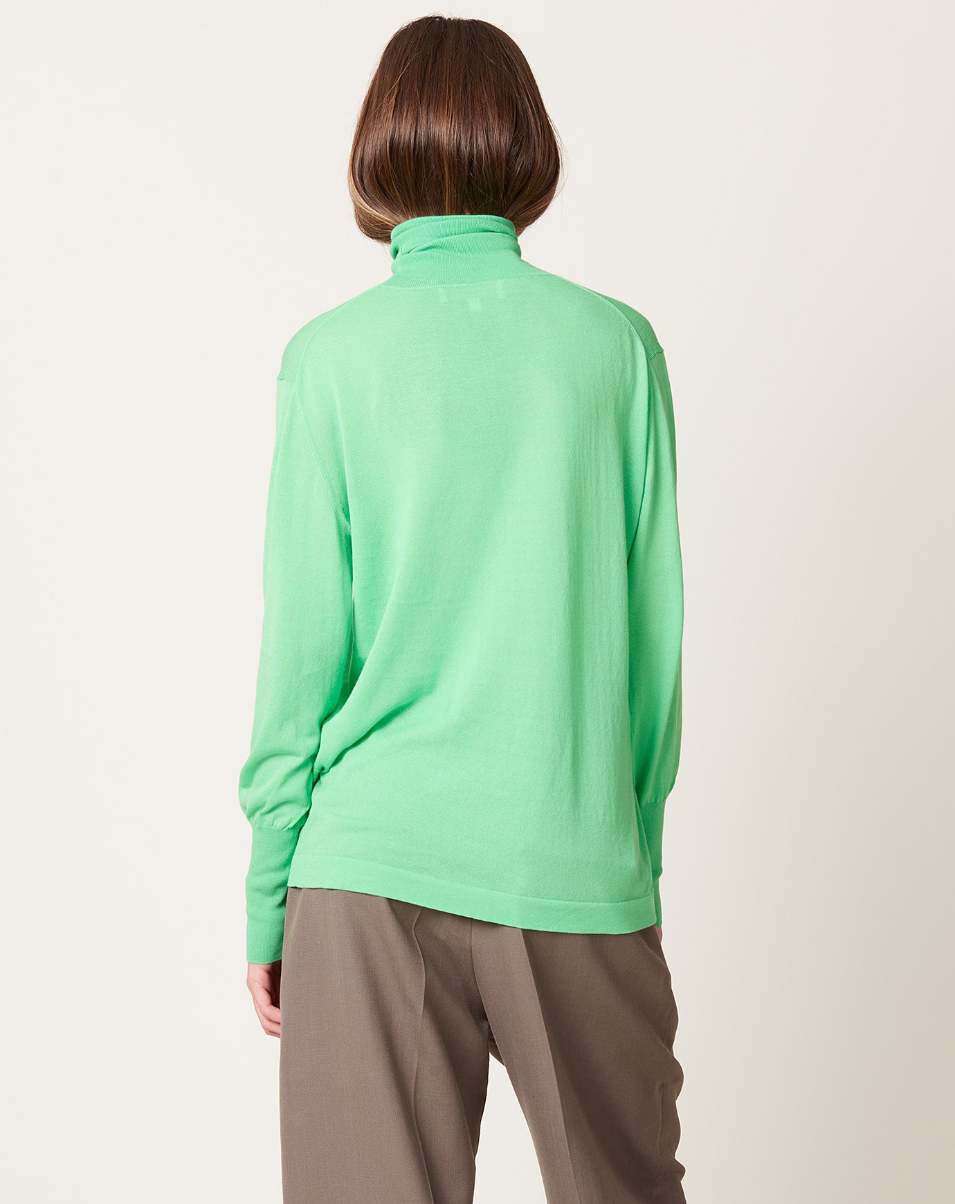 Studio Nicholson Nilo Roll Neck Sweater in Apple