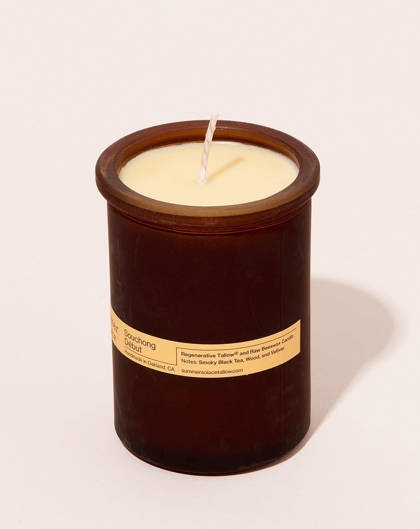 Summer Solace Souchong Debut Black Tea and Vetiver Candle