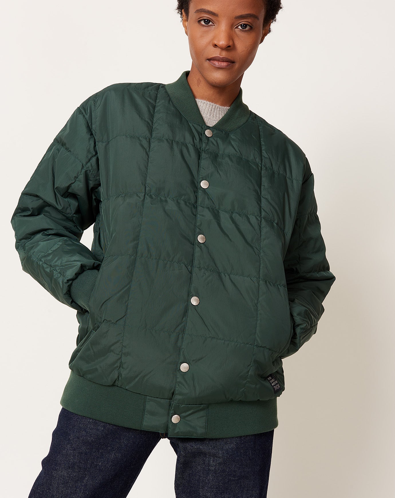 Taion SC Stadium Down Jacket in Dark Green