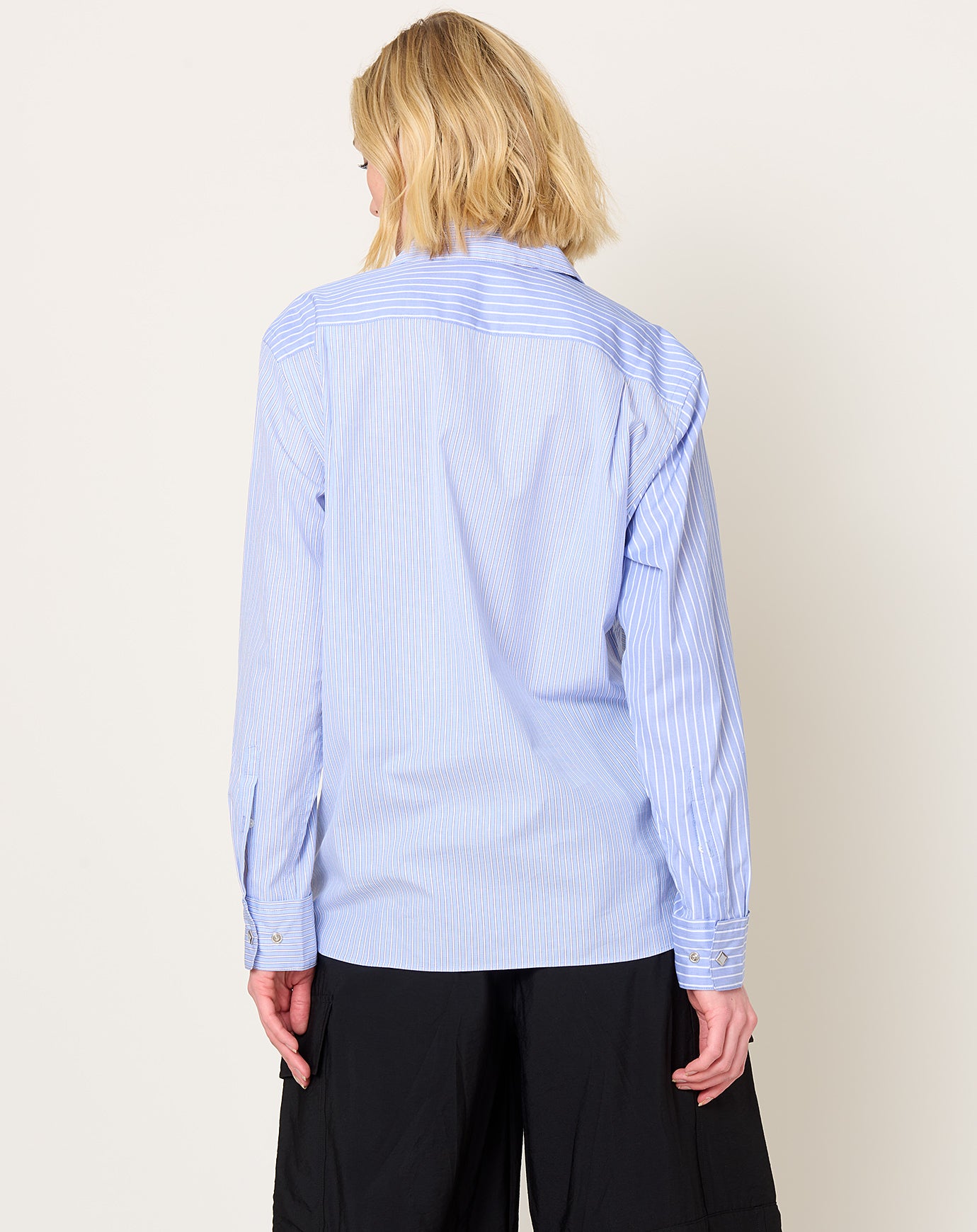 Tanaka The Shirt in Blue Stripe