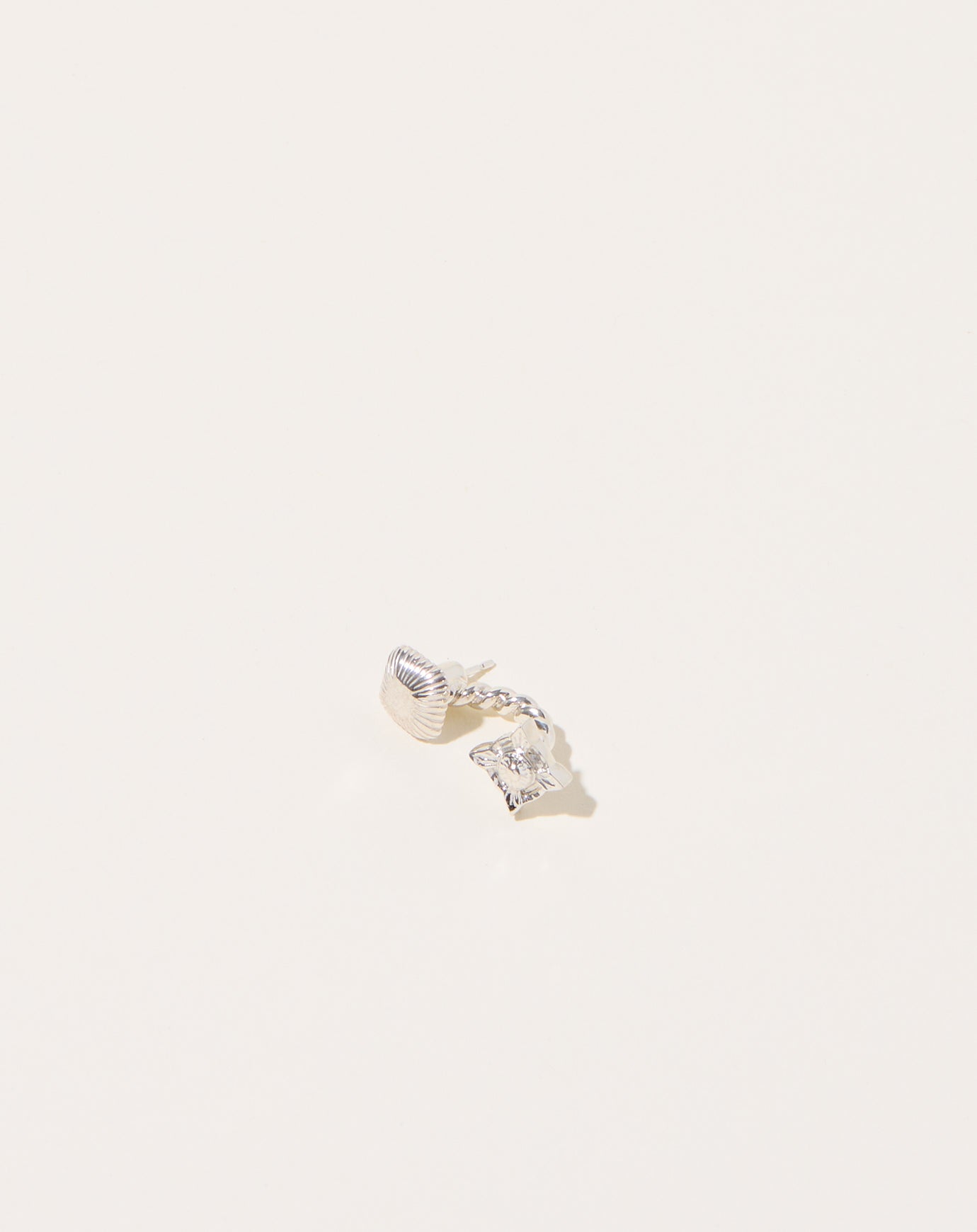 TOGA Archives Half Hoop Pierced Earrings in Silver