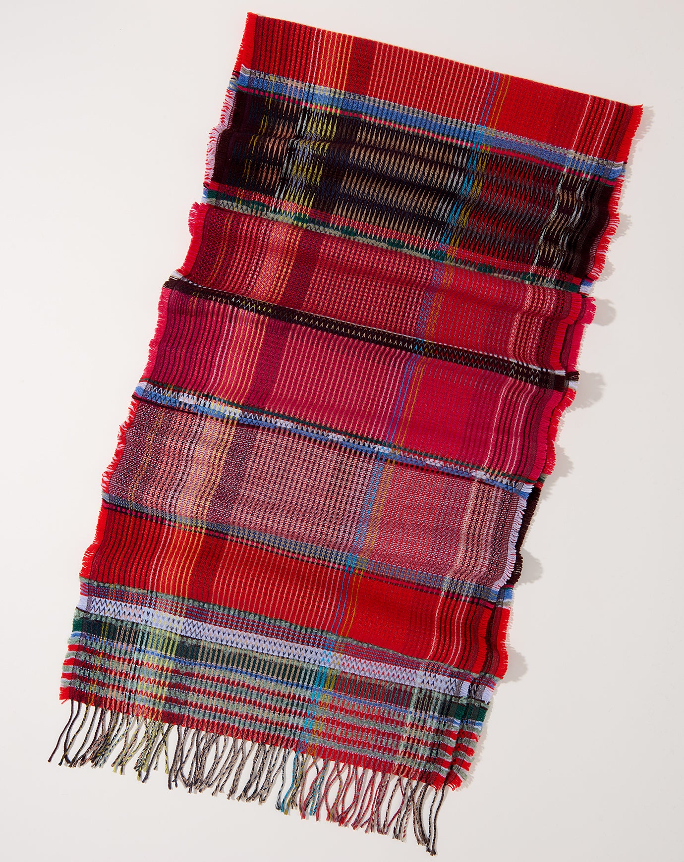 Wallace Sewell Ortensia Wrap Scarf in Ruby