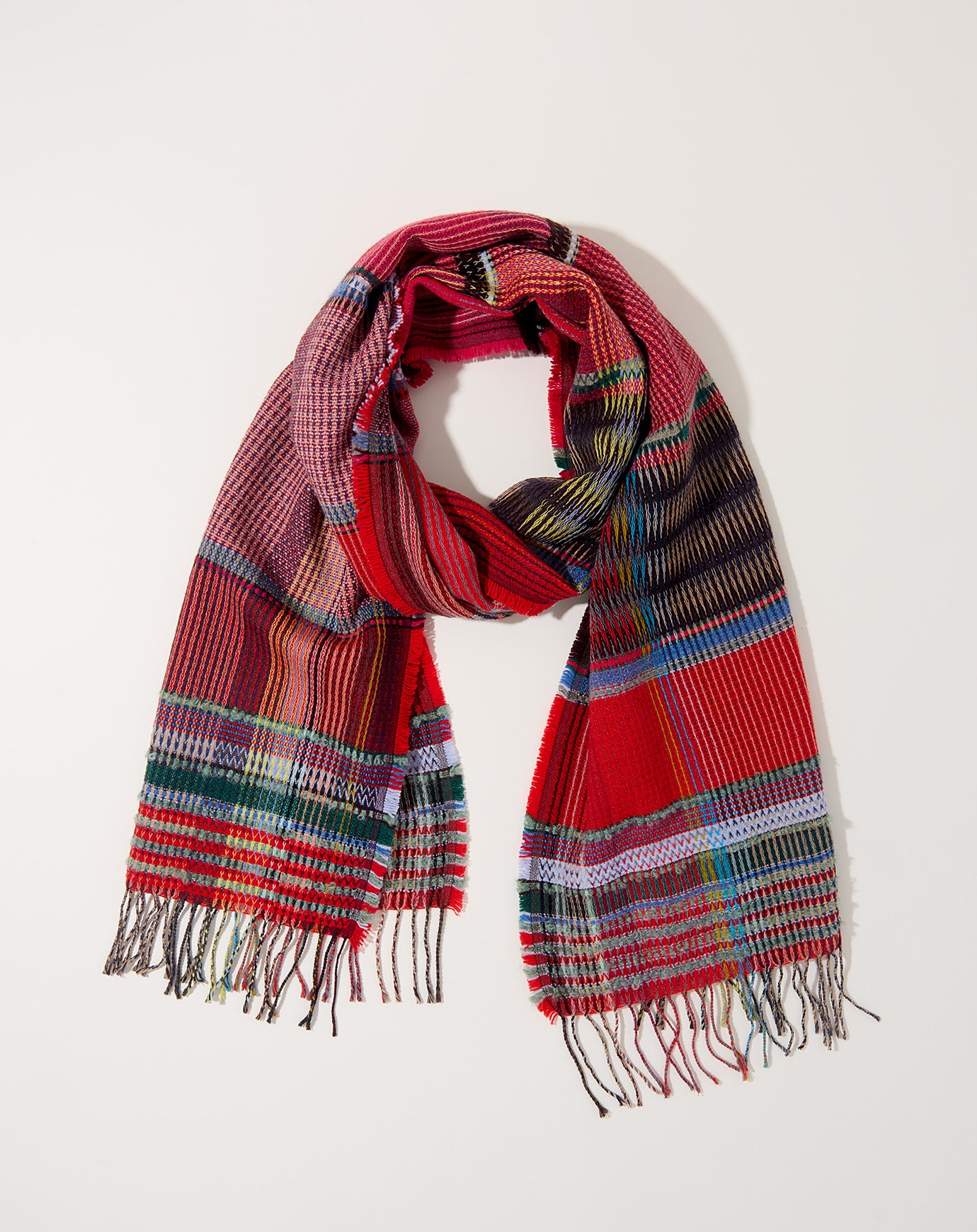 Wallace Sewell Ortensia Wrap Scarf in Ruby