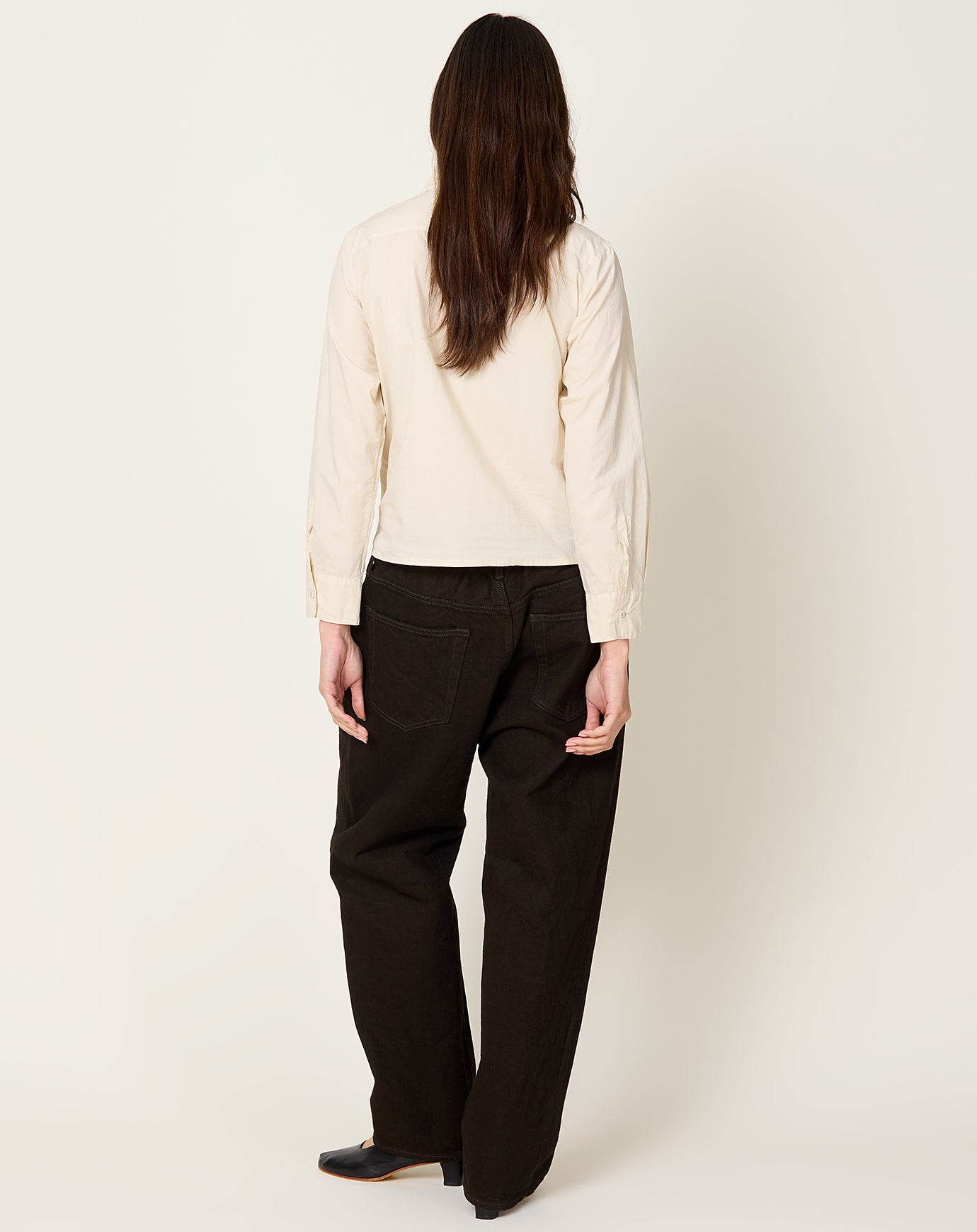 Yoko Sakamoto 5 Pocket Easy Pants in Kakishibu