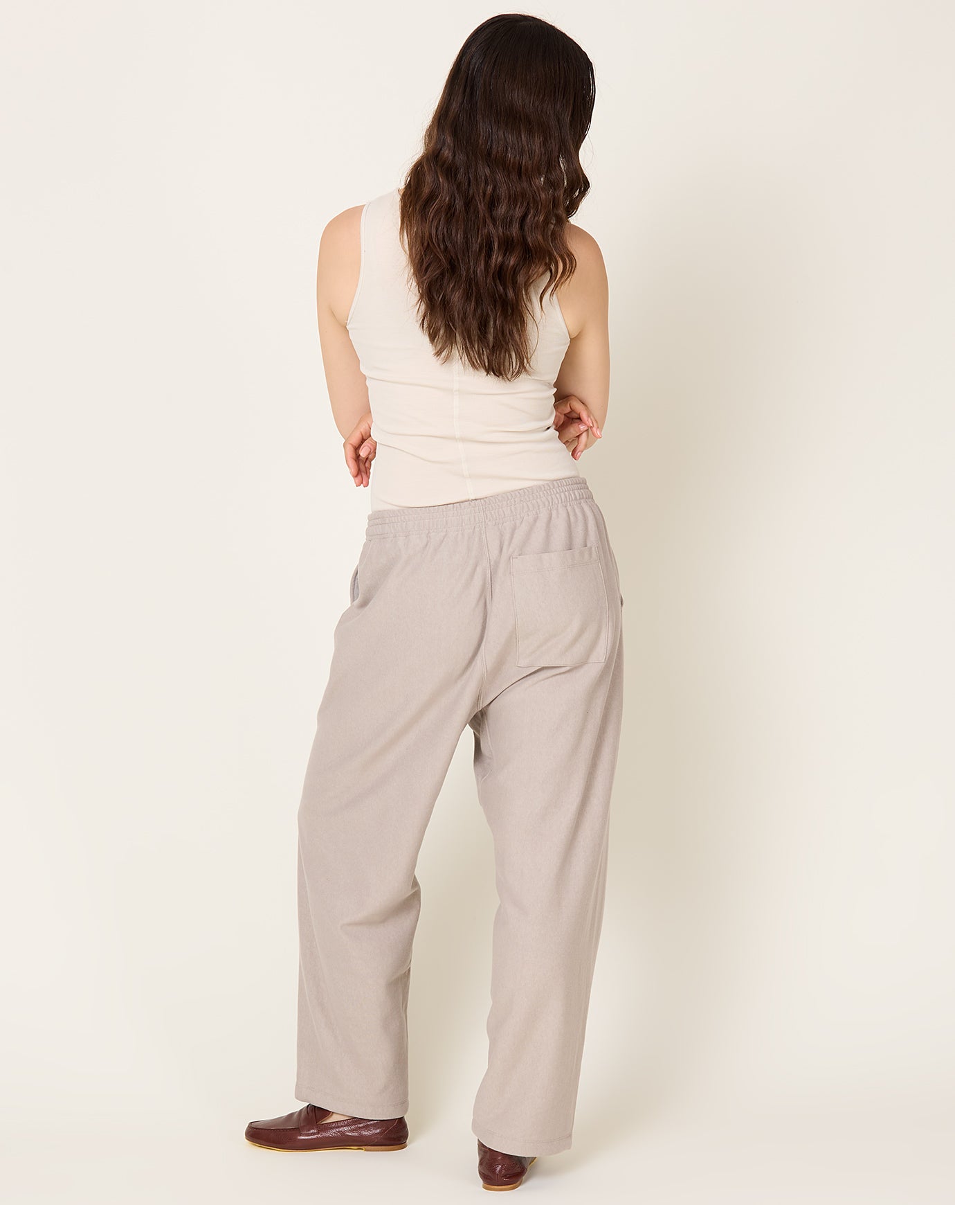 Yoko Sakamoto Athletic Pants in Beige