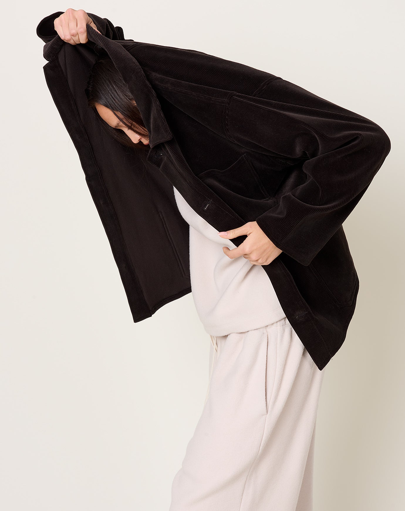 Yoko Sakamoto Corduroy Coverall in Brown