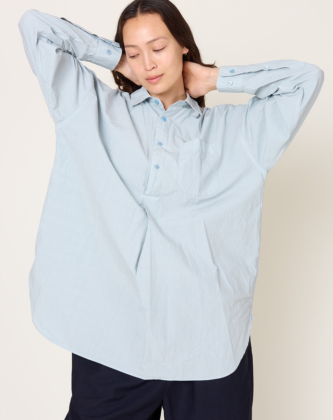 Yoko Sakamoto Pullover Shirt in Sky Blue