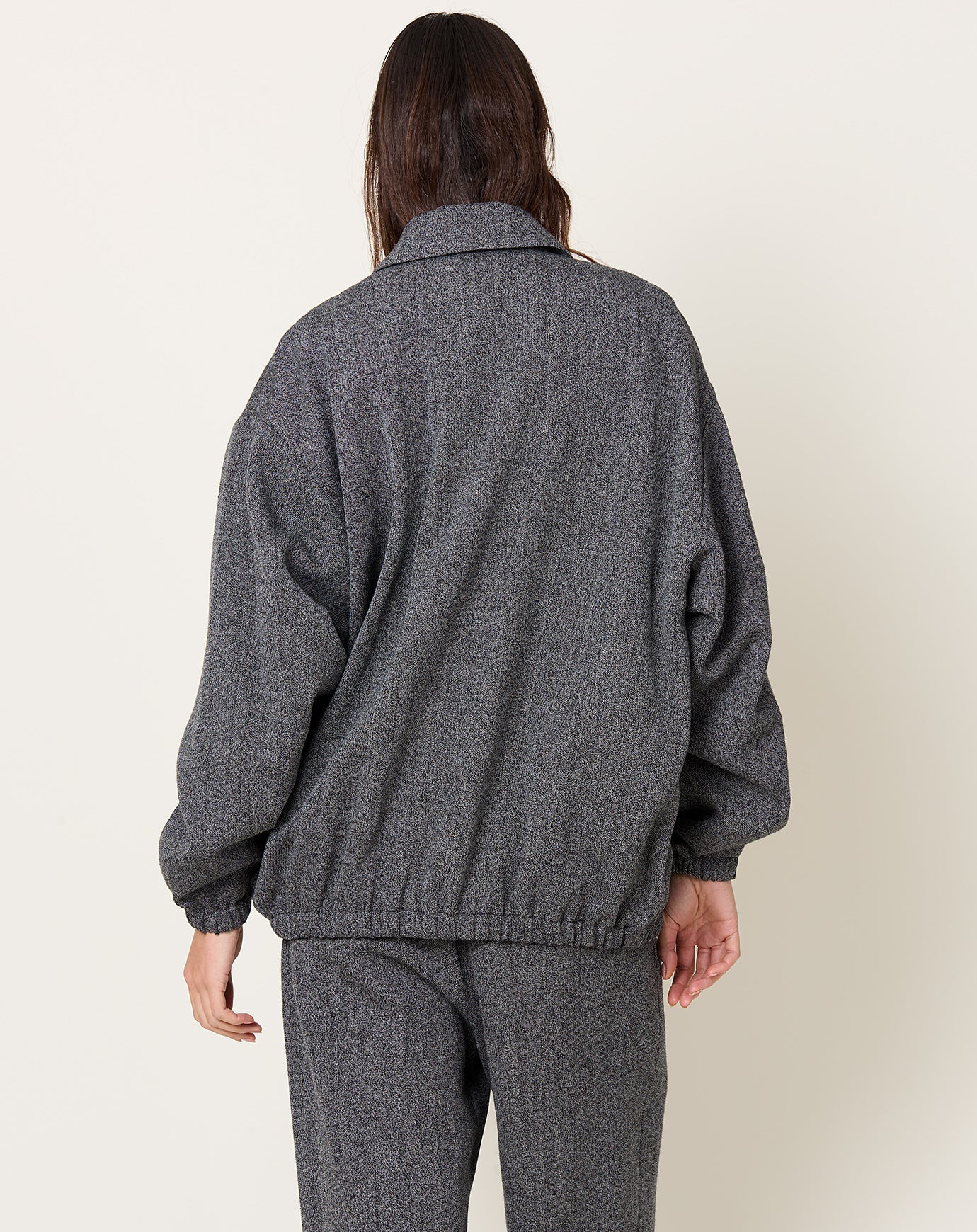 Yoko Sakamoto Whipcord Oversized Zip Blouson