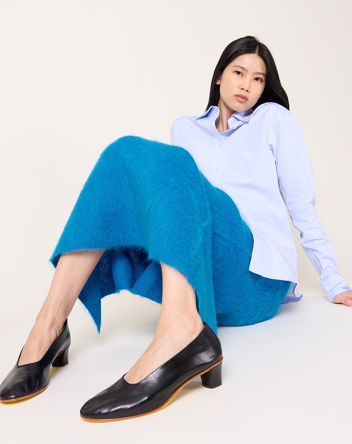 Zankov Junko Stripe Turtleneck in Honey