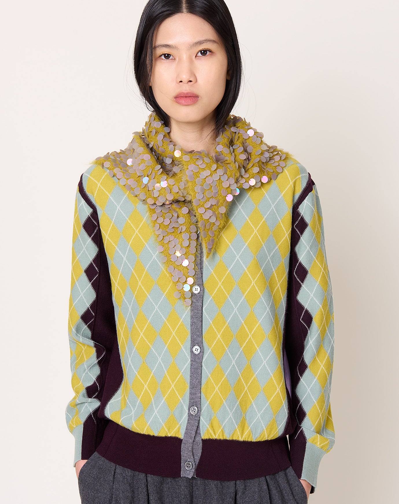 Zankov Kinga Scarf in Olive