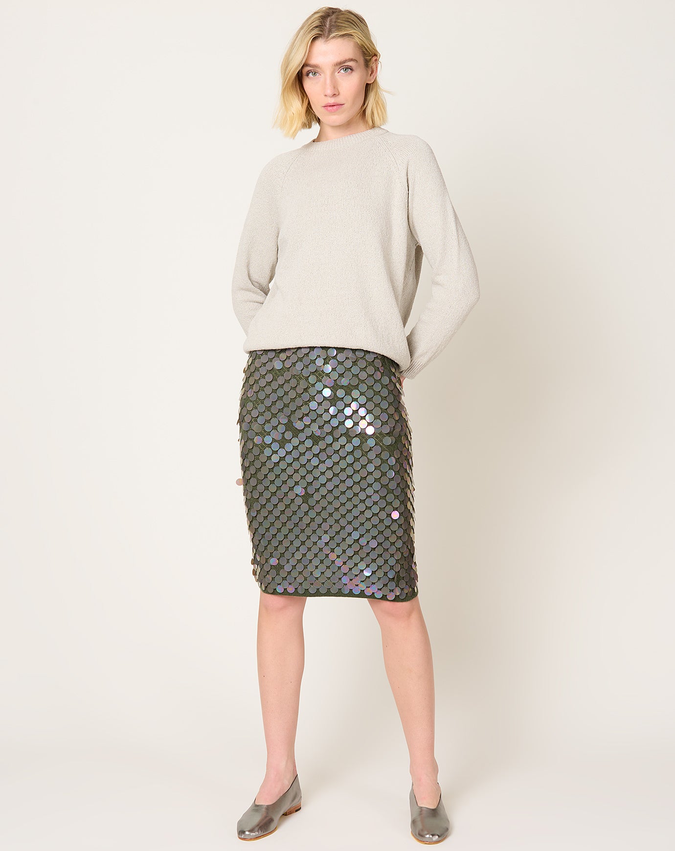 Zankov Matteo Skirt in Olive