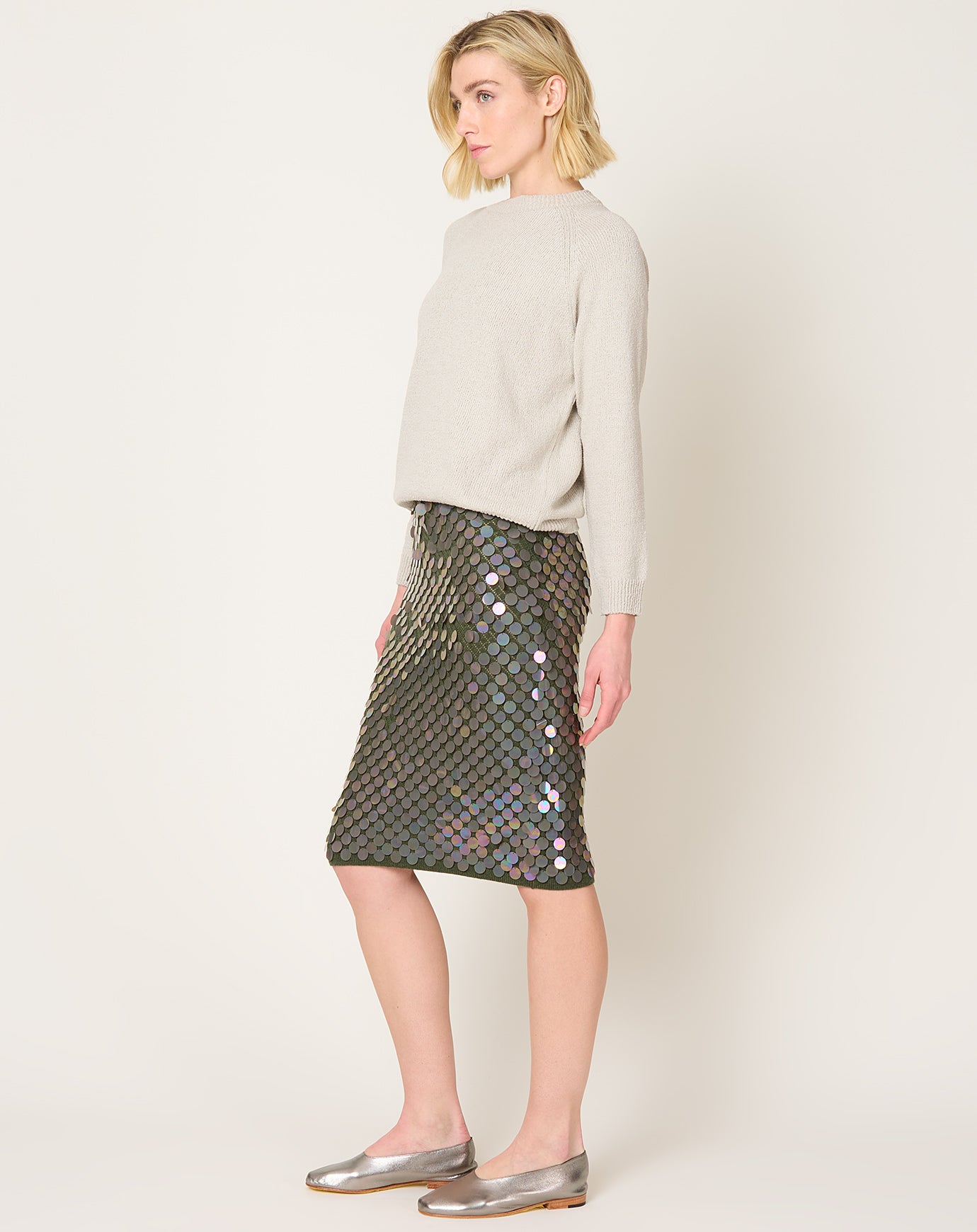 Zankov Matteo Skirt in Olive