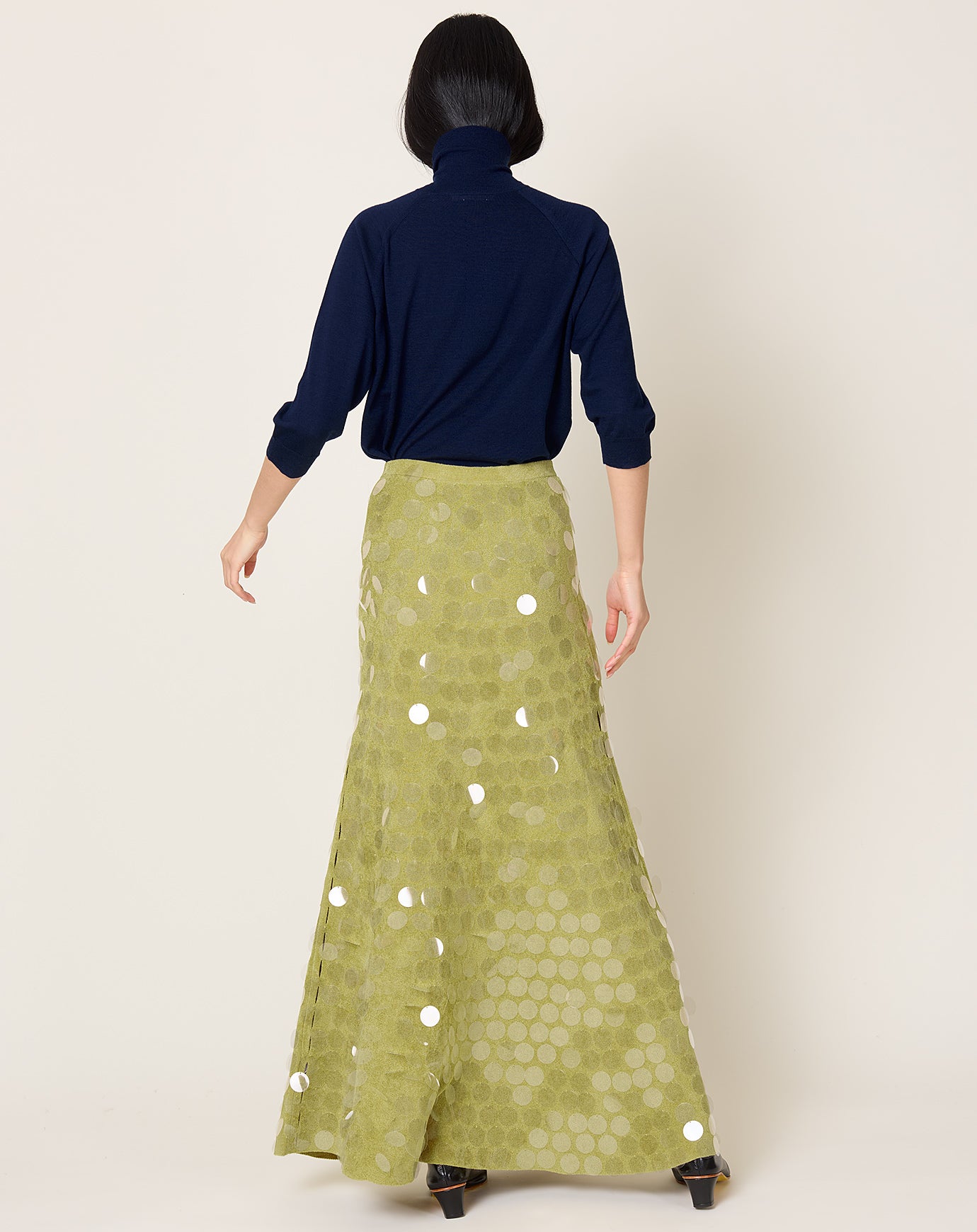 Zankov Zander Skirt in Sprout Green