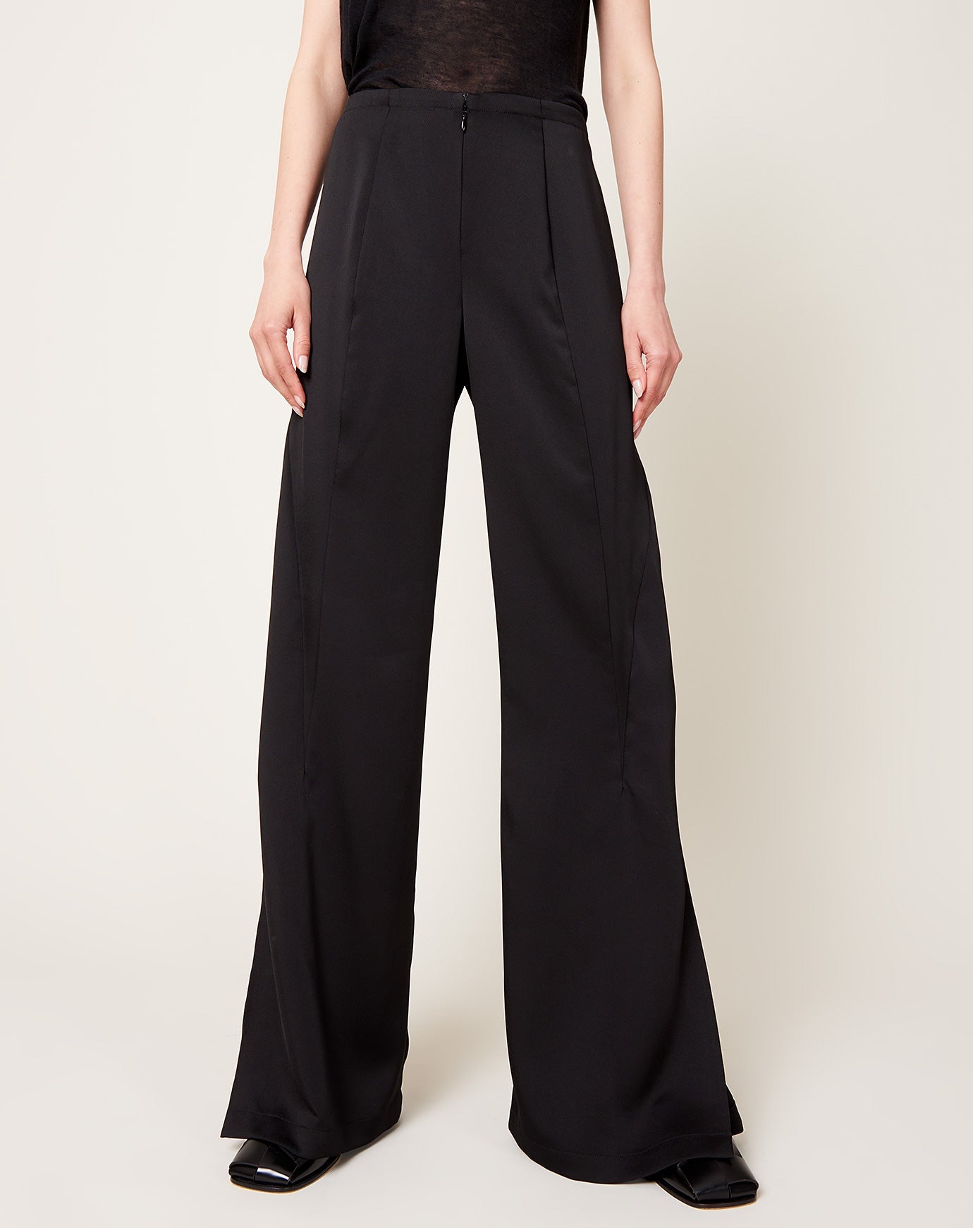 Zero + Maria Cornejo Fin Pant in Black