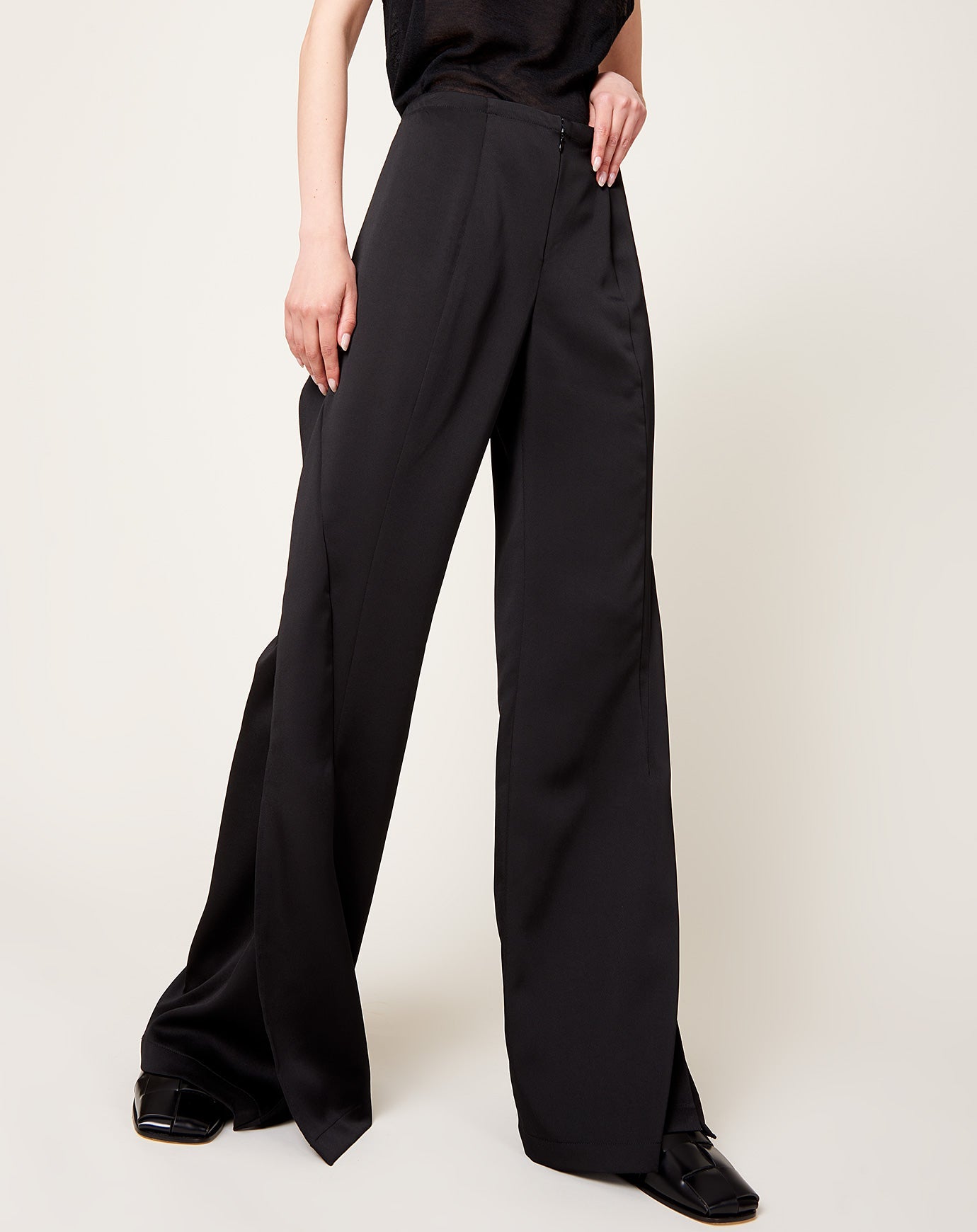 Zero + Maria Cornejo Fin Pant in Black