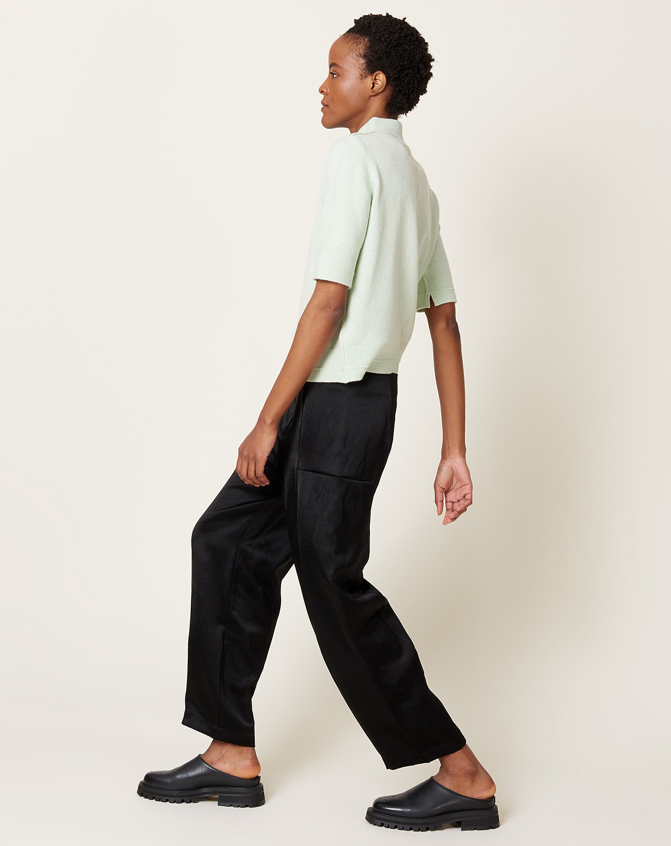 Zero + Maria Cornejo Margot Pant in Black