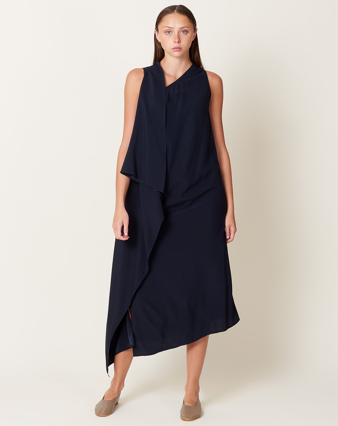 Zero + Maria Cornejo One Chloe Dress in Ink Jet