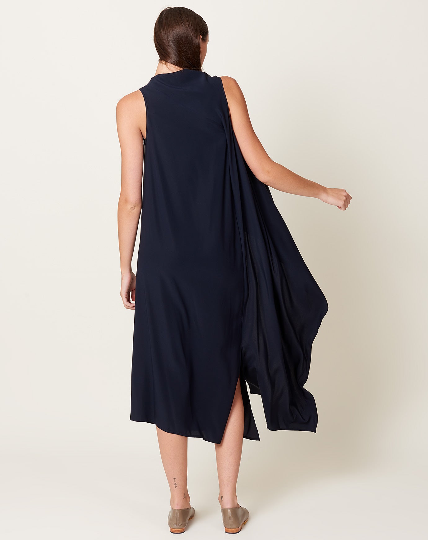 Zero + Maria Cornejo One Chloe Dress in Ink Jet