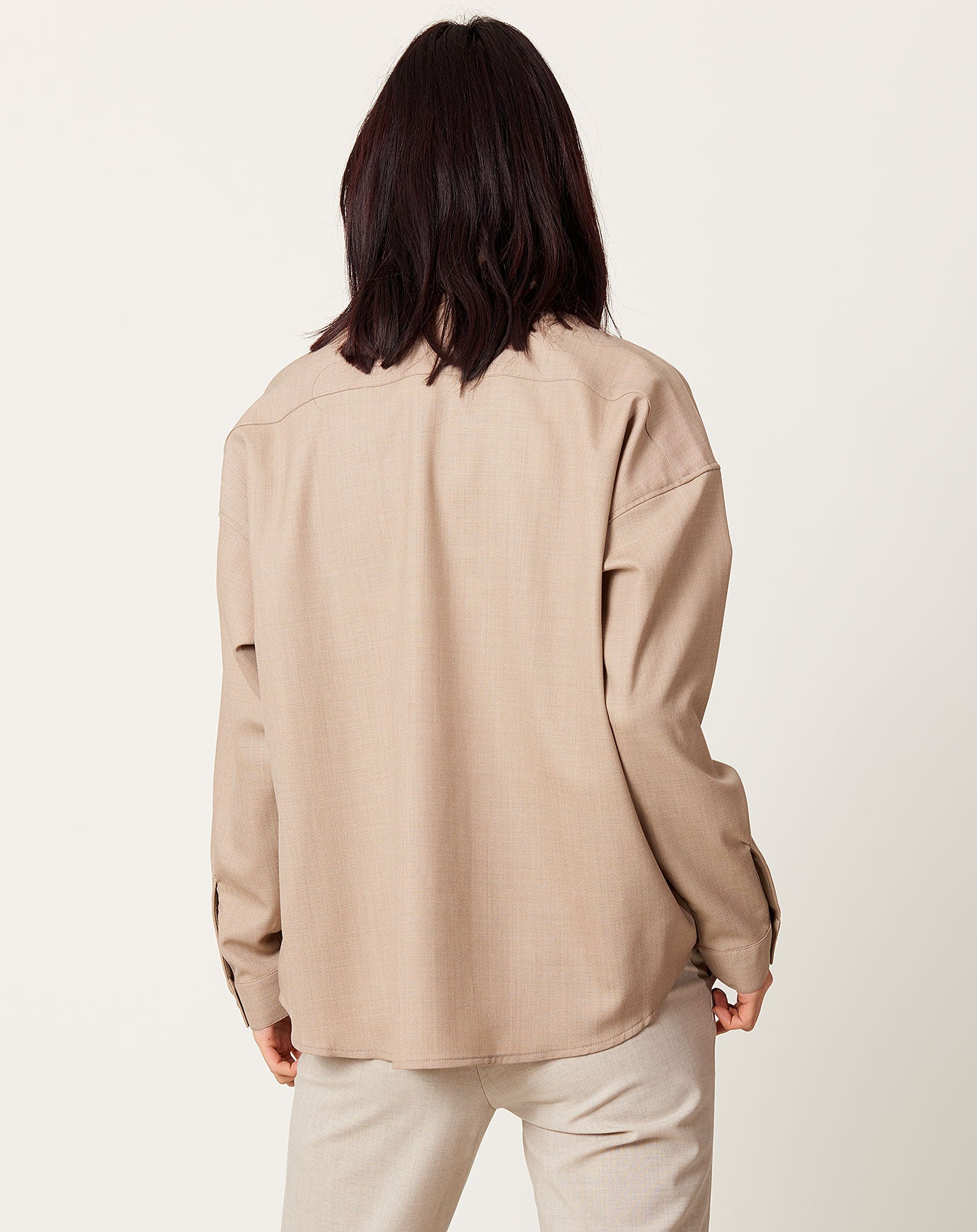 6397 Uniform Top in Oatmeal Heather