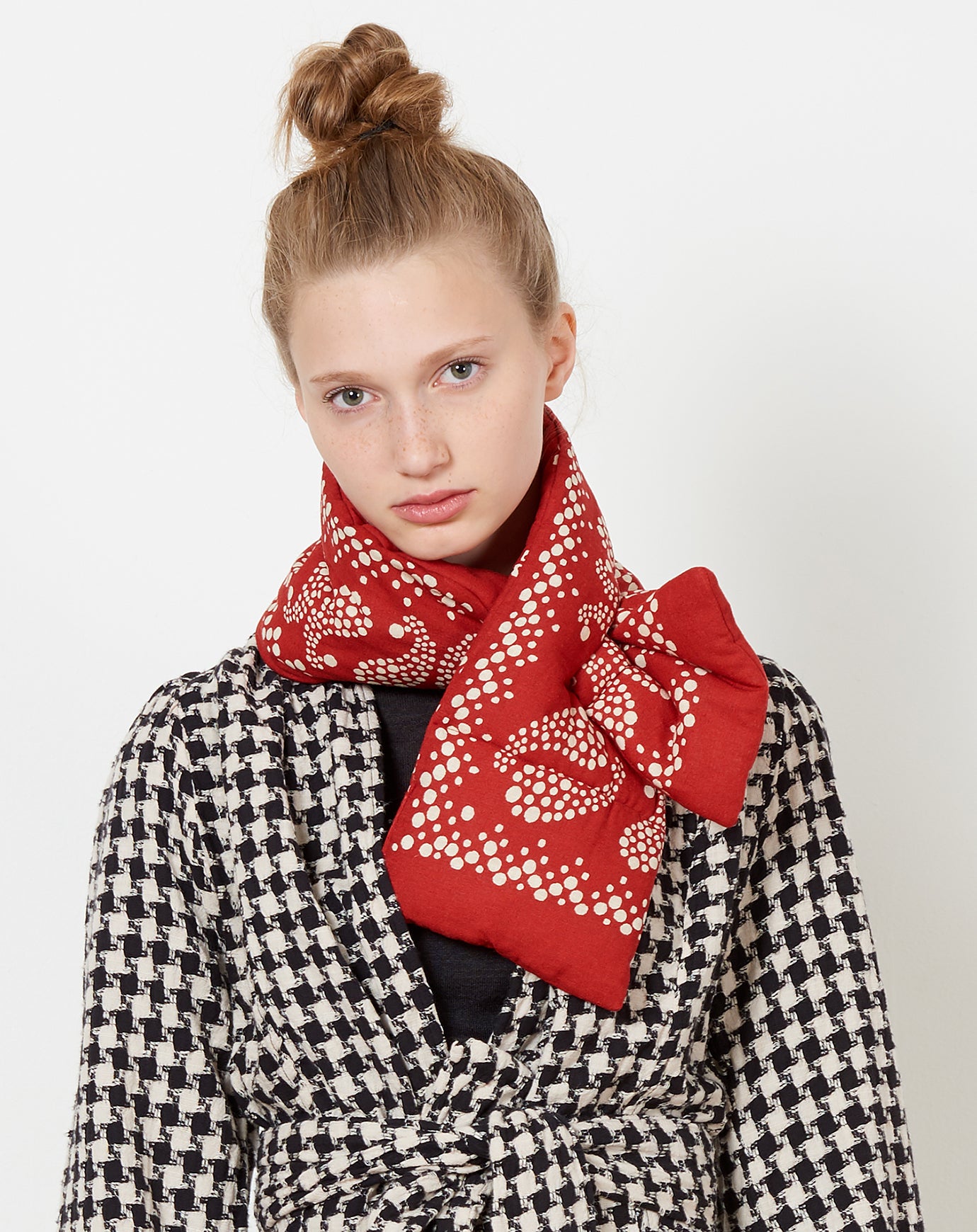 Kapital Bandana Kesa Scarf in Red