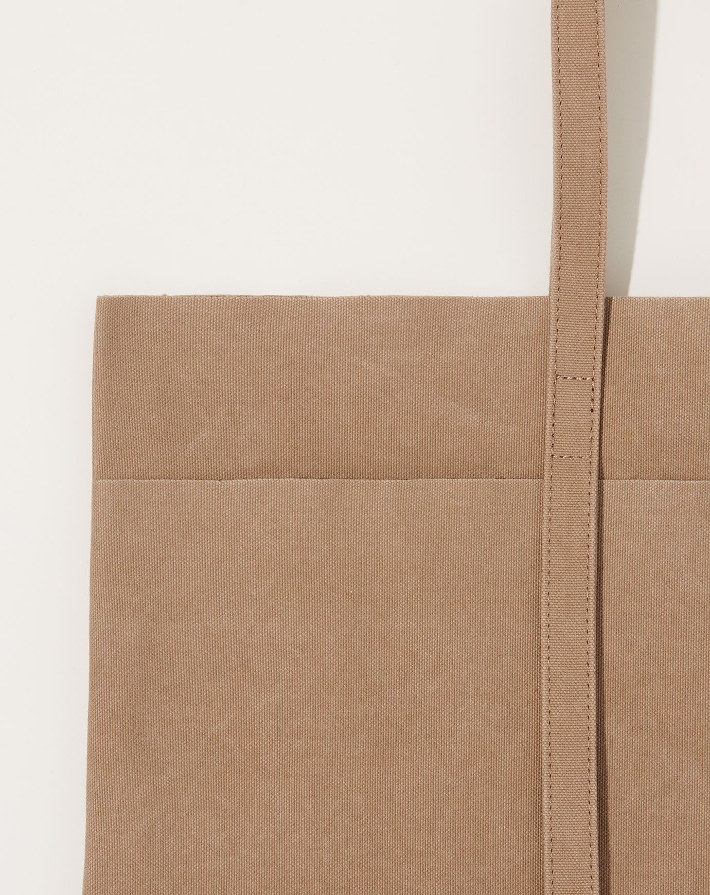 Amiacalva Washed Canvas 6 Pocket Tote in Taupe