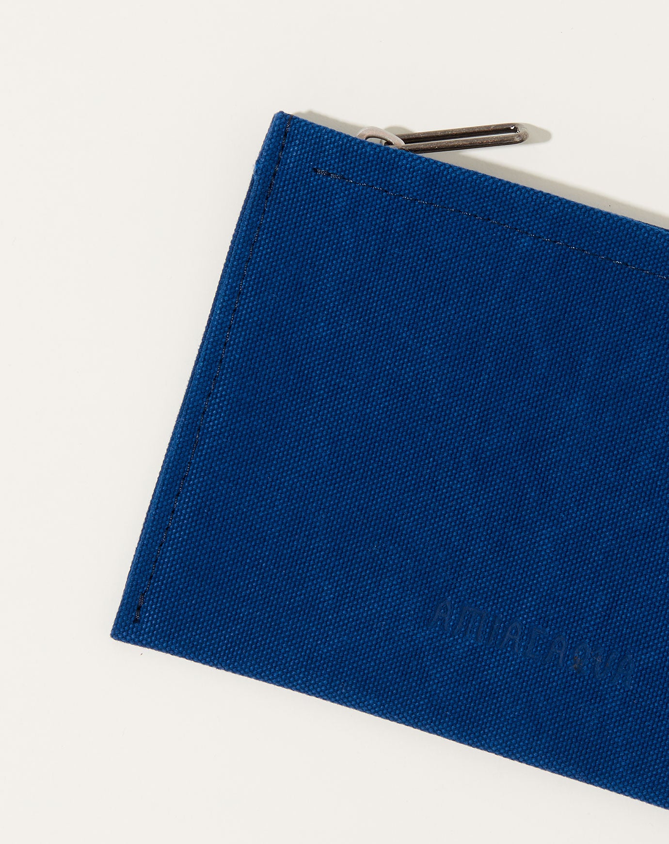 Amiacalva Washed Canvas Pouch in Blue