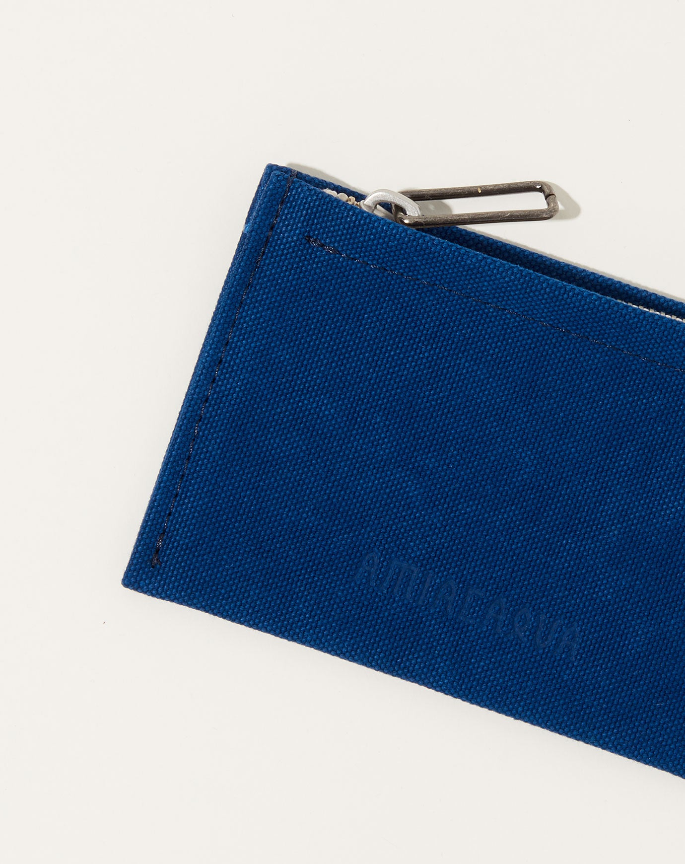 Amiacalva Washed Canvas Pouch in Blue