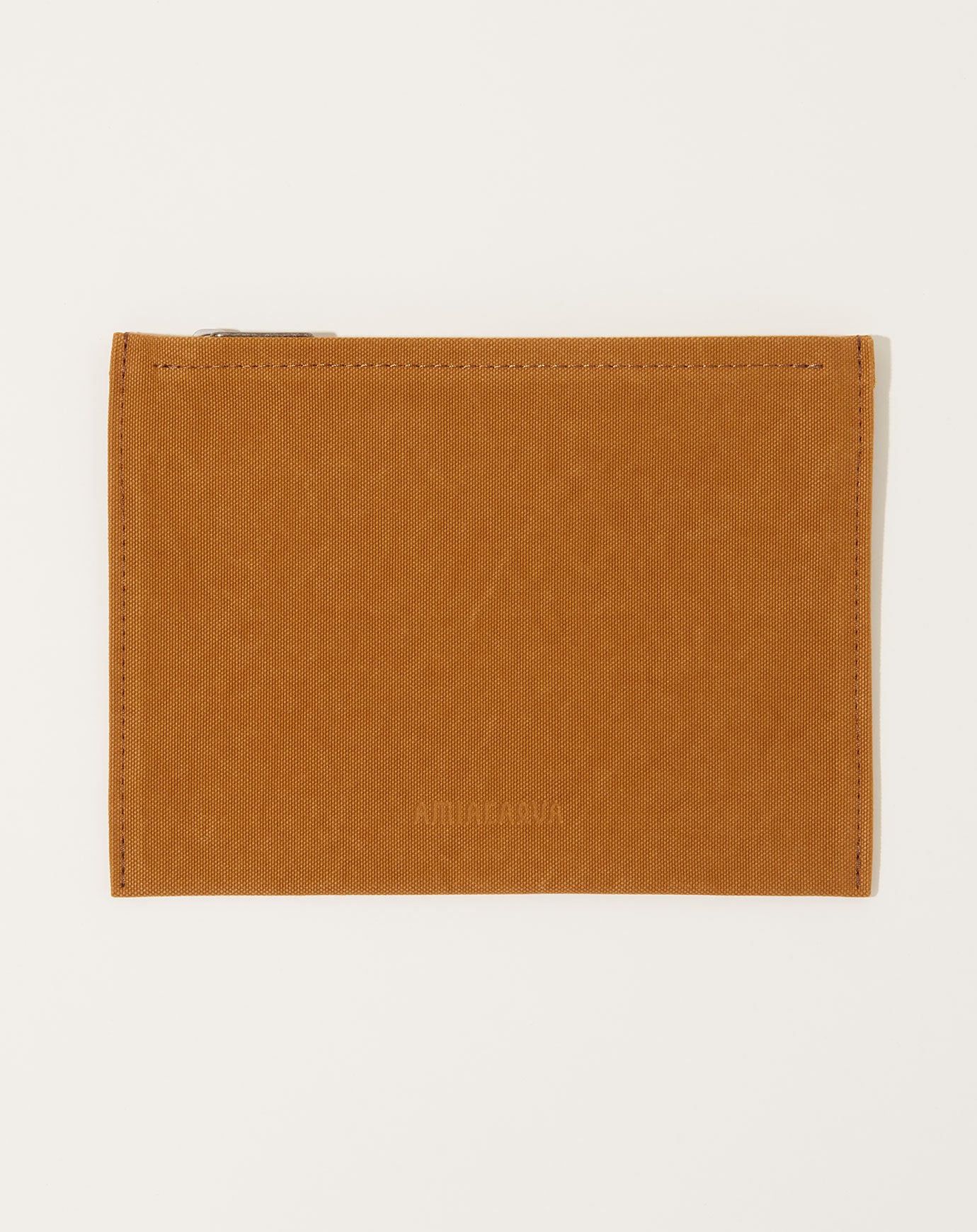 Amiacalva Washed Canvas Pouch in Mustard