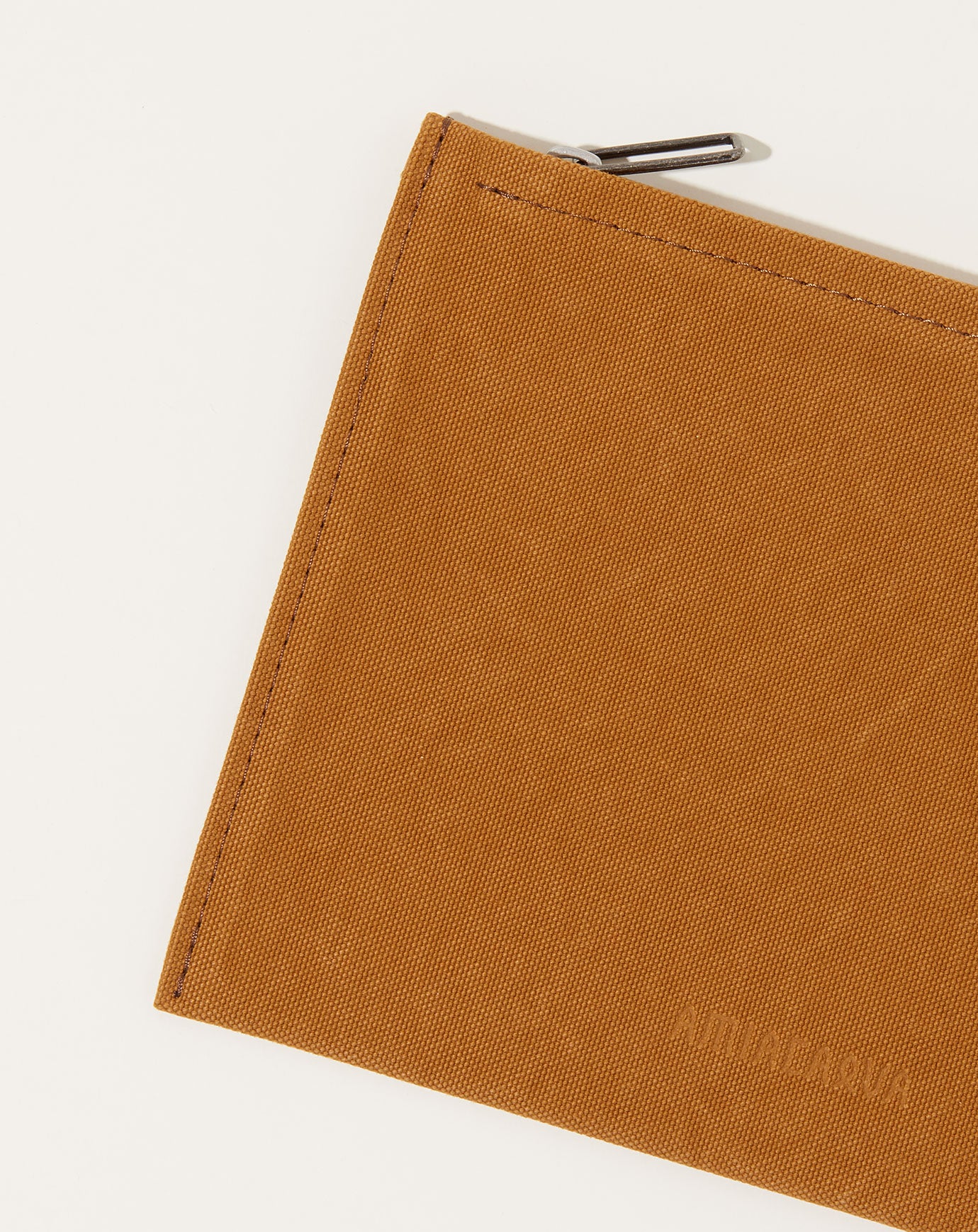 Amiacalva Washed Canvas Pouch in Mustard