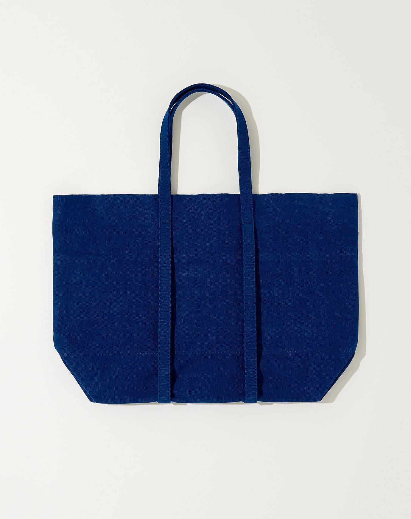 Amiacalva Washed Canvas 6 Pocket Tote in Blue