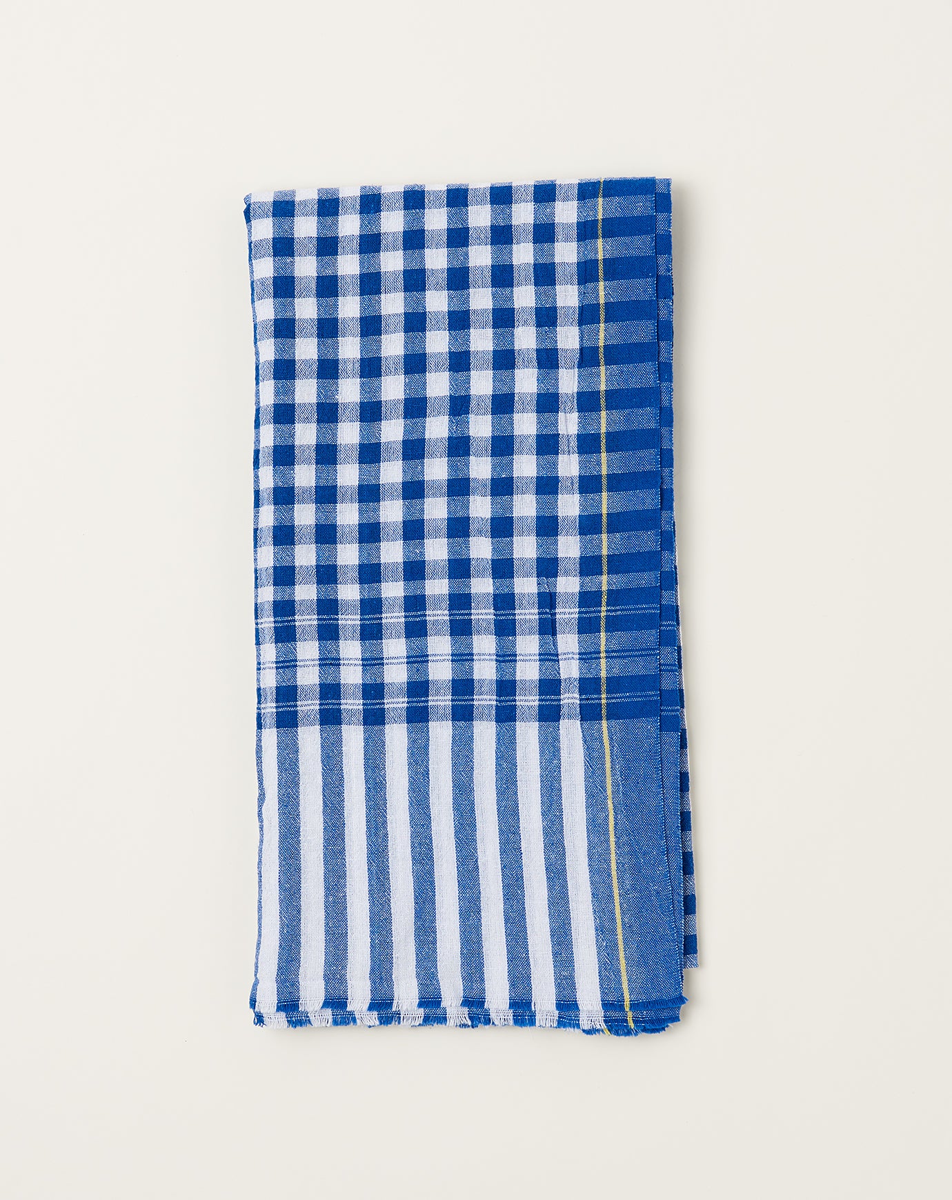 Auntie Oti Gamcha Towel in Blue Check