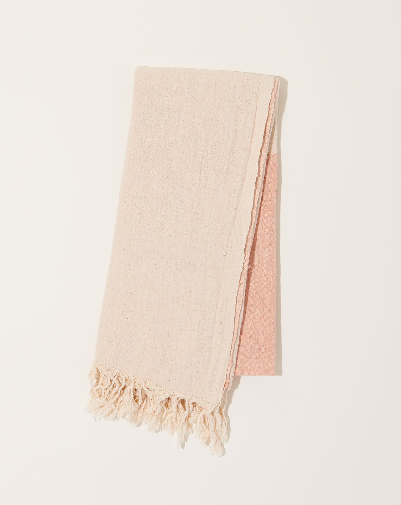 Auntie Oti Natural Dye Towel in Coral